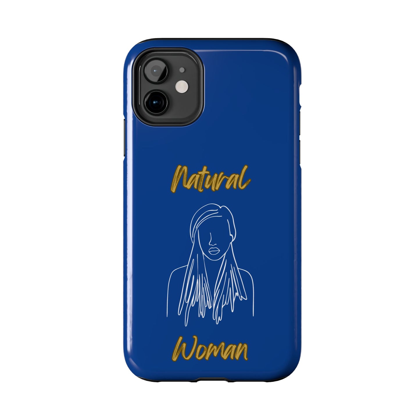 Natural Woman Content (WL)Tough Phone Cases DARK BLUE
