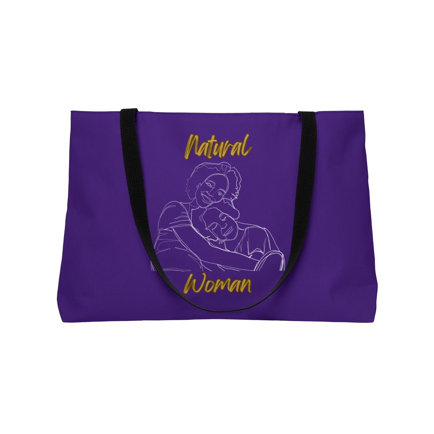 Natural Woman Loving Embrace (WL) Weekender Tote Bag PURPLE