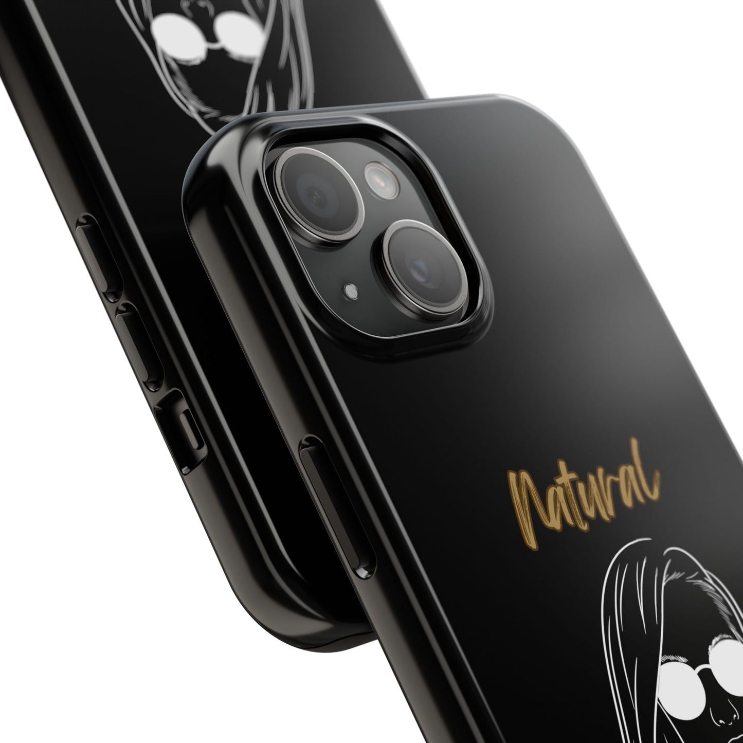Natural Woman Shades (WL)Tough Phone Cases BLACK