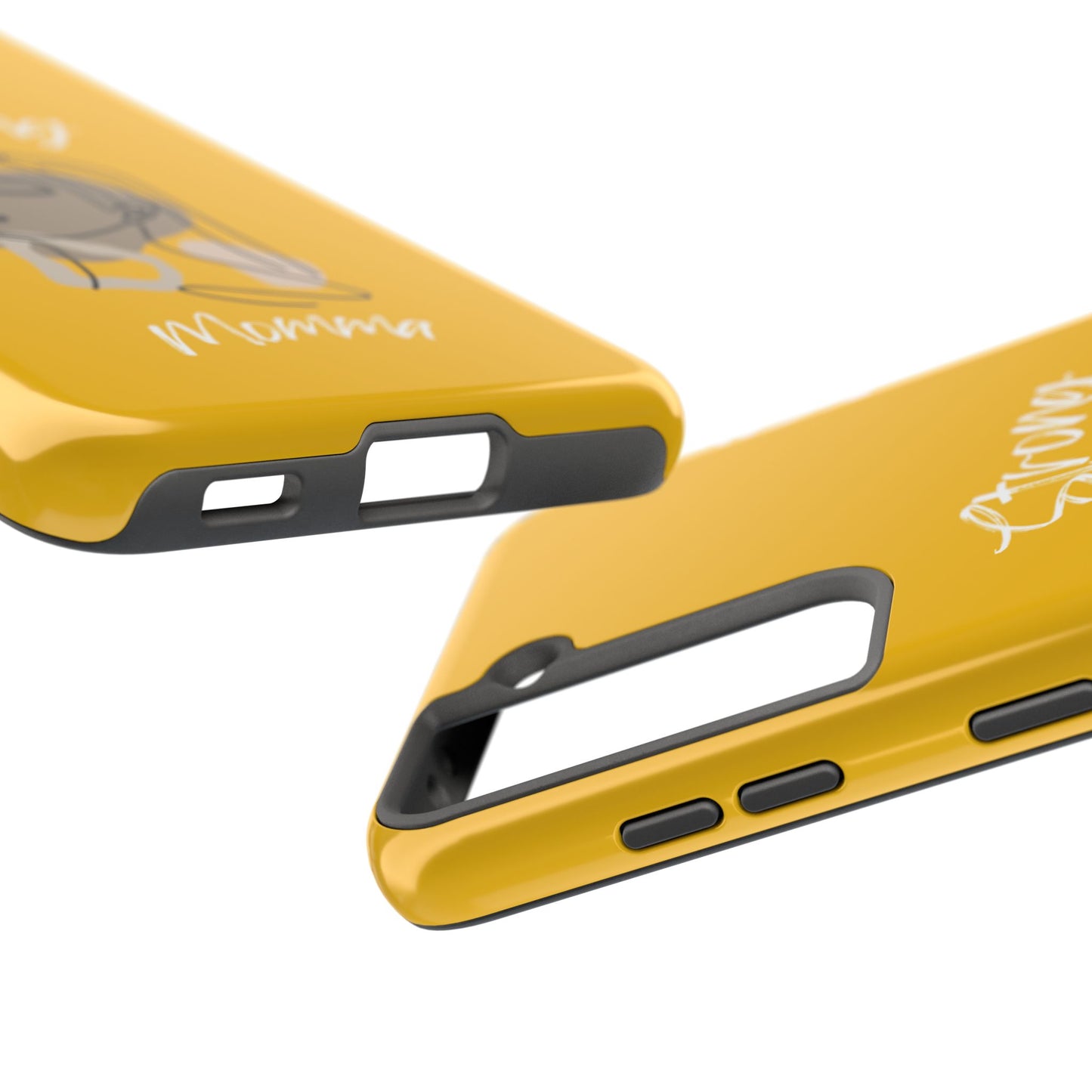 Strong Momma (WL) Tough Phone Cases YELLOW
