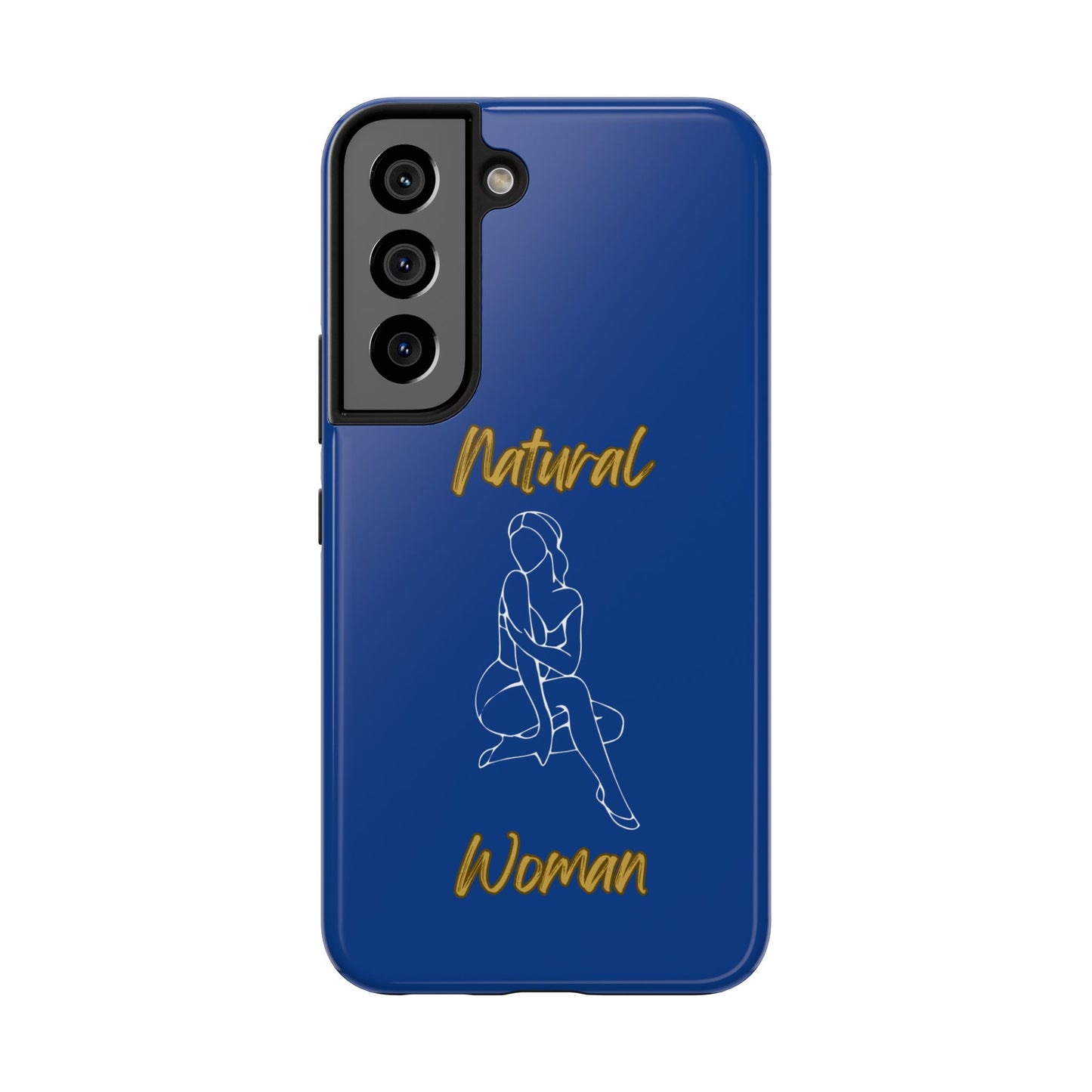 Natural Woman Shoulder Action (WL)Tough Phone Cases DARK BLUE