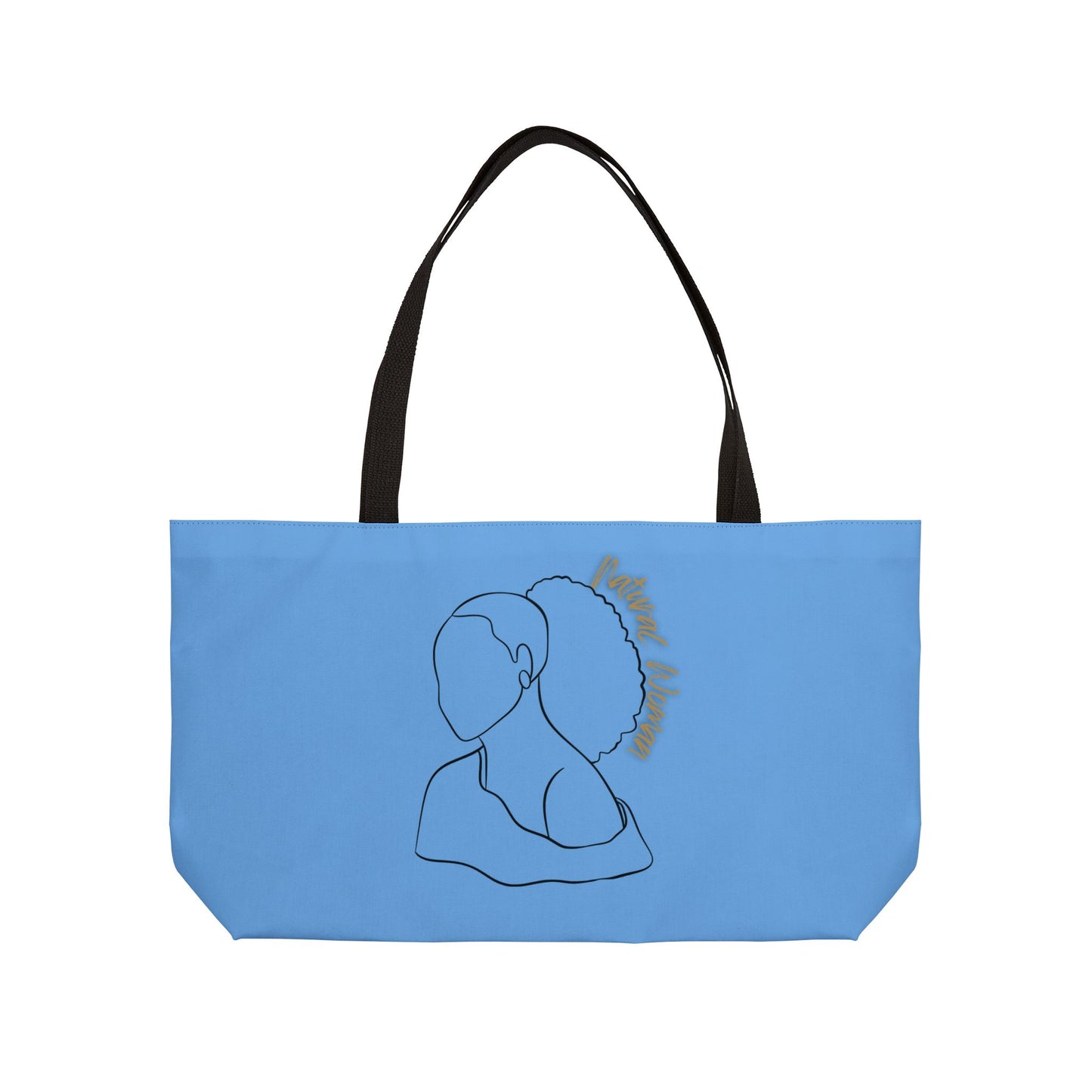Natural Woman Behind Head (BL) Weekender Tote Bag LIGHT BLUE