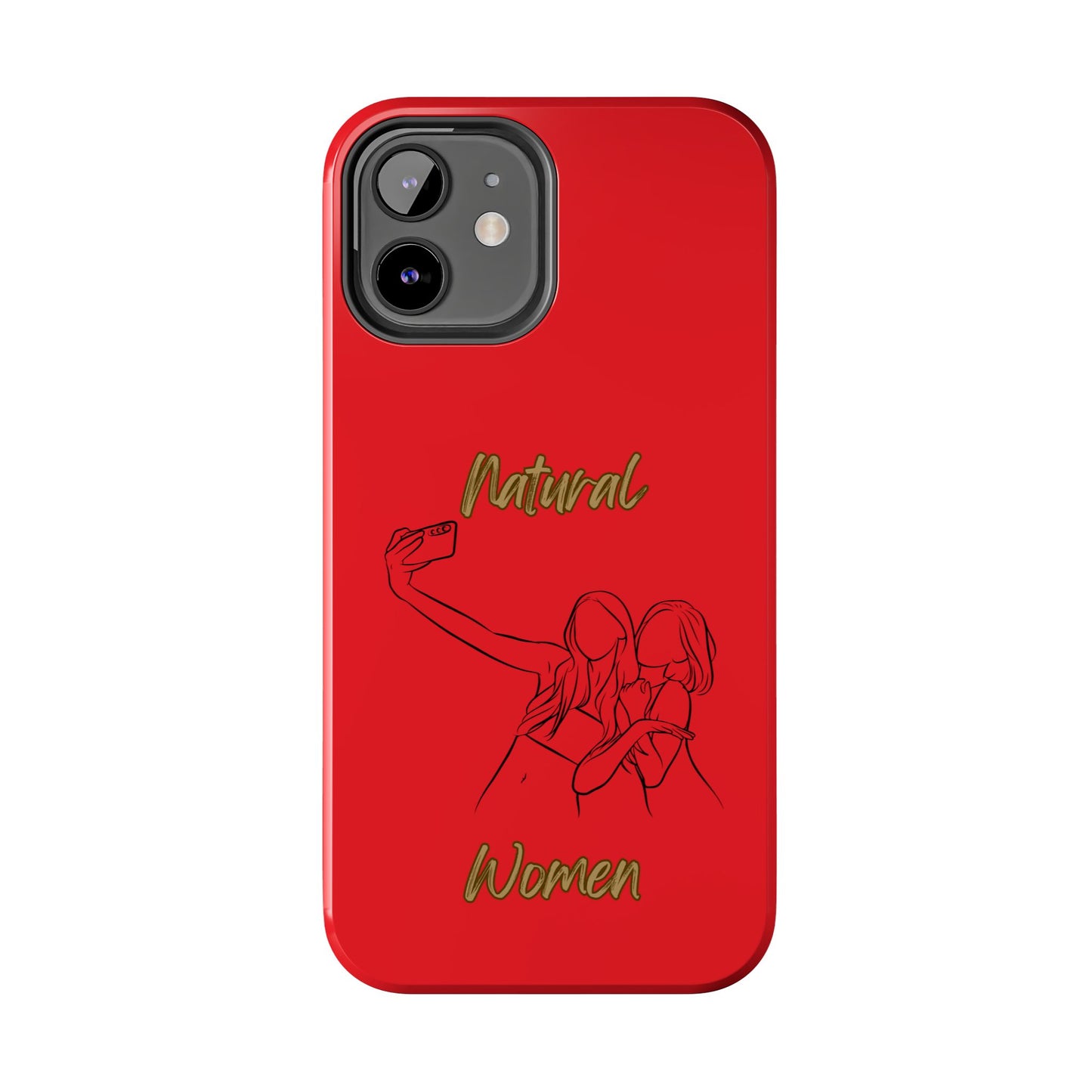 Natural Woman Friends Selfie (BL)Tough Phone Cases RED
