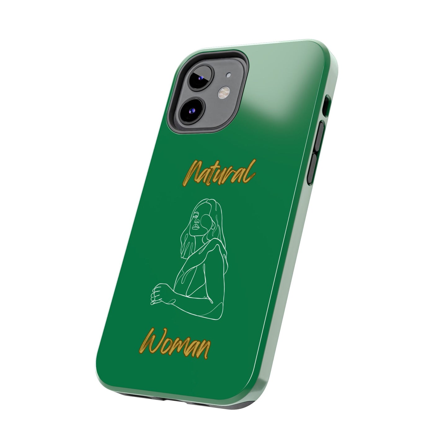 Natural Woman Care Free (WL)Tough Phone Cases DARK GREEN