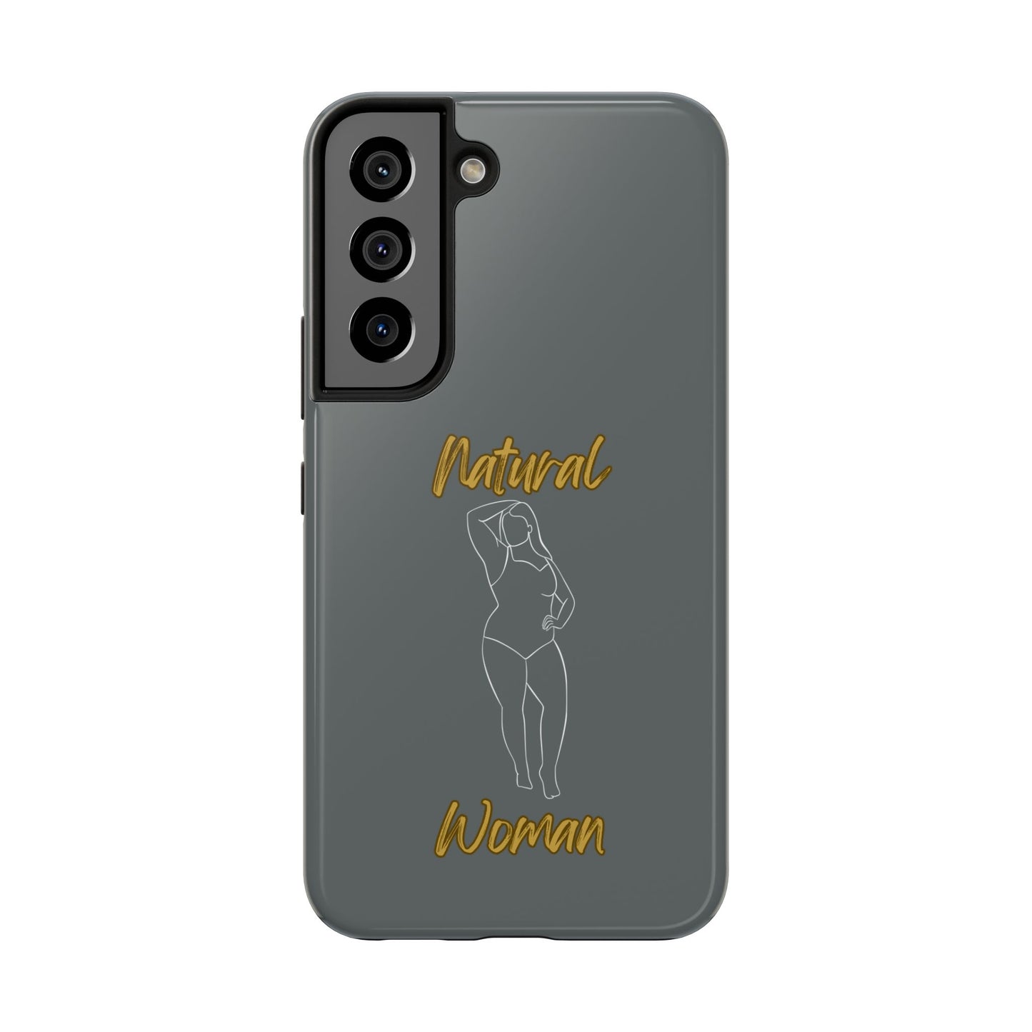 Natural Woman Looking Good (WL)Tough Phone Cases DARK GREY