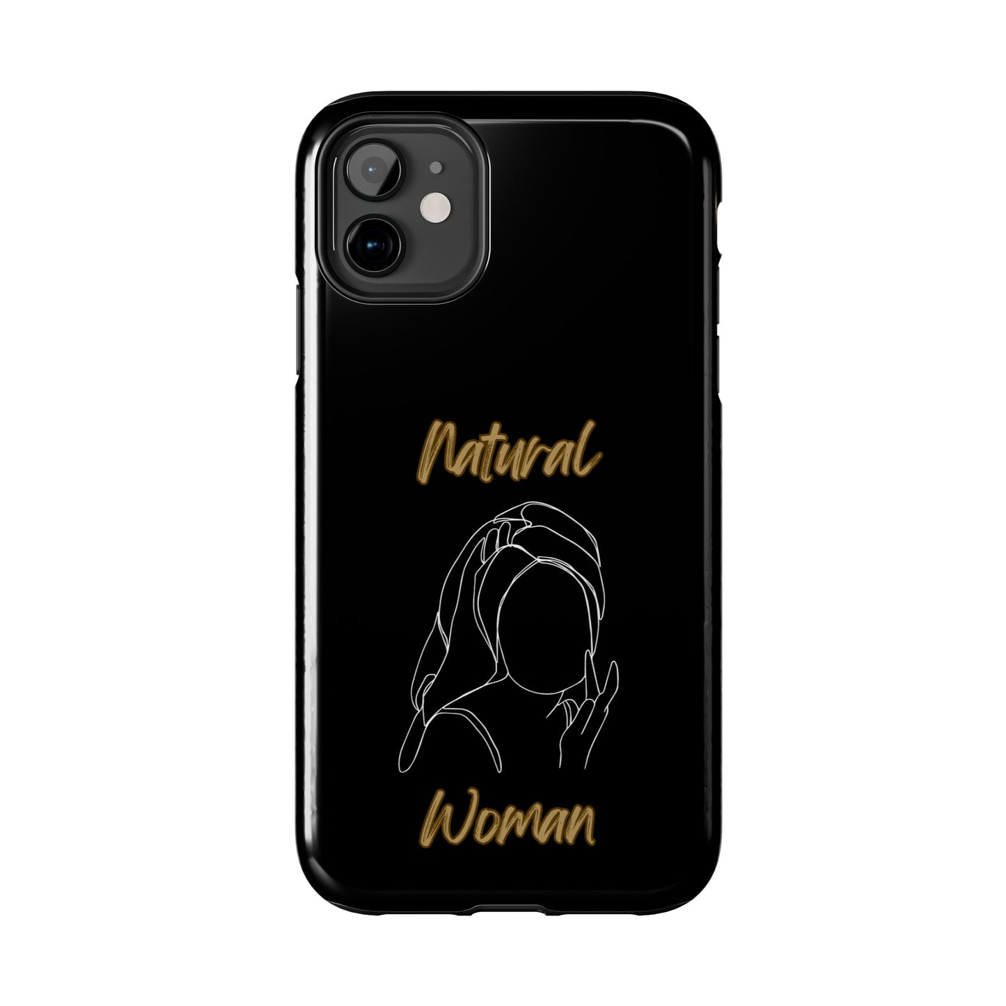 Natural Woman Towel Wrapped (WL)Tough Phone Cases BLACK