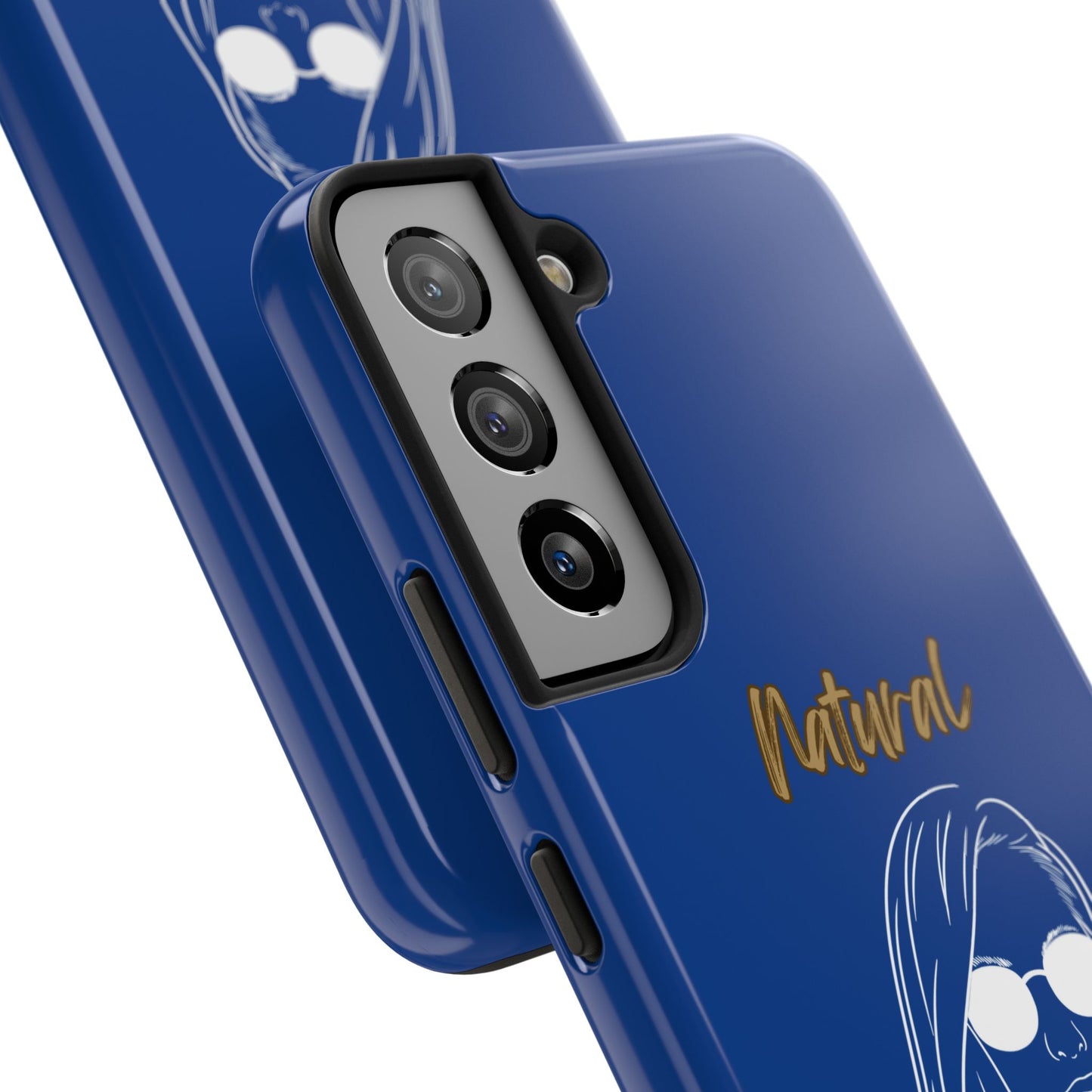 Natural Woman Shades (WL)Tough Phone Cases DARK BLUE