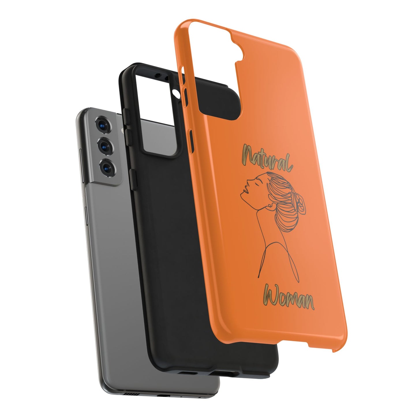 Natural Woman Wet Bun (BL) Tough Phone Cases CRUSTA