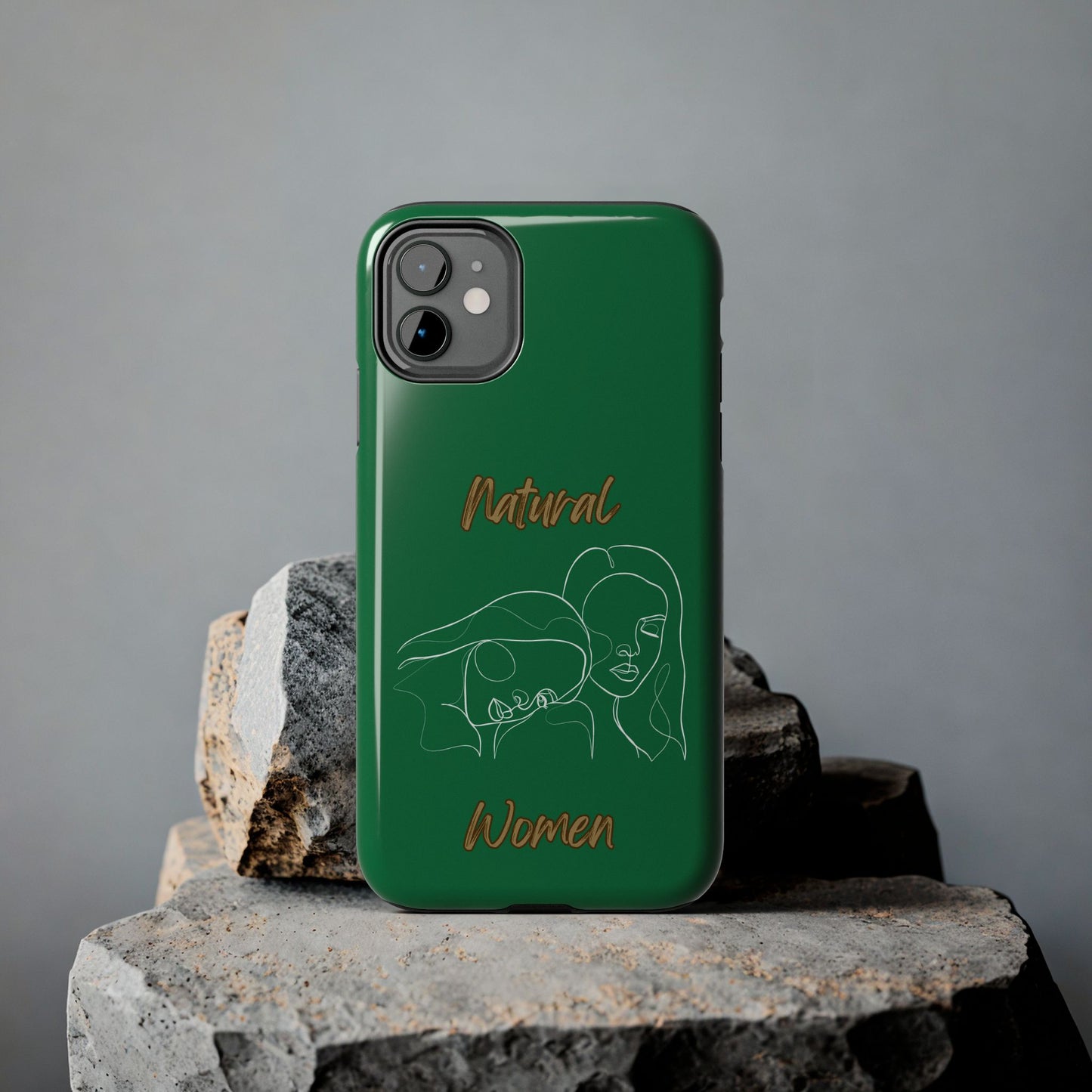 Natural Woman Sisters (WL)Tough Phone Cases DARK GREEN