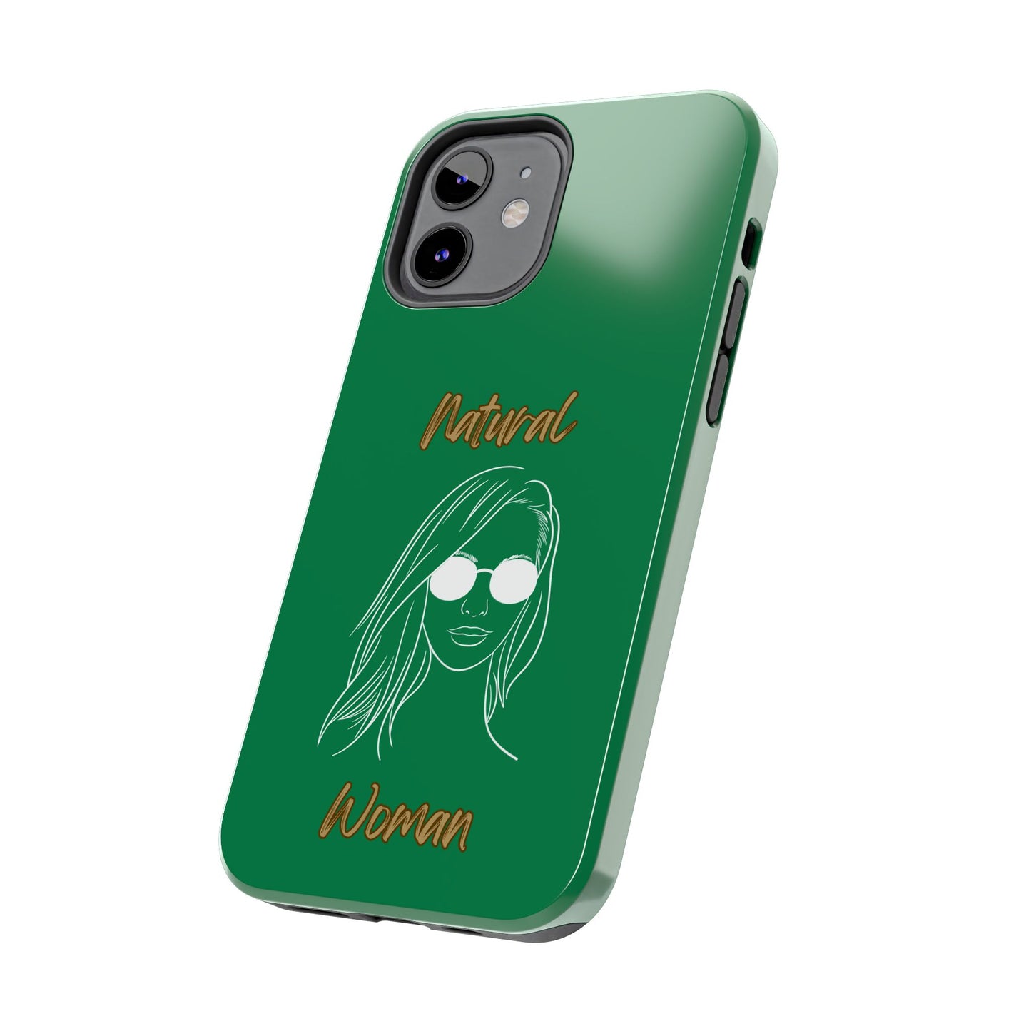 Natural Woman Shades (WL)Tough Phone Cases DARK GREEN
