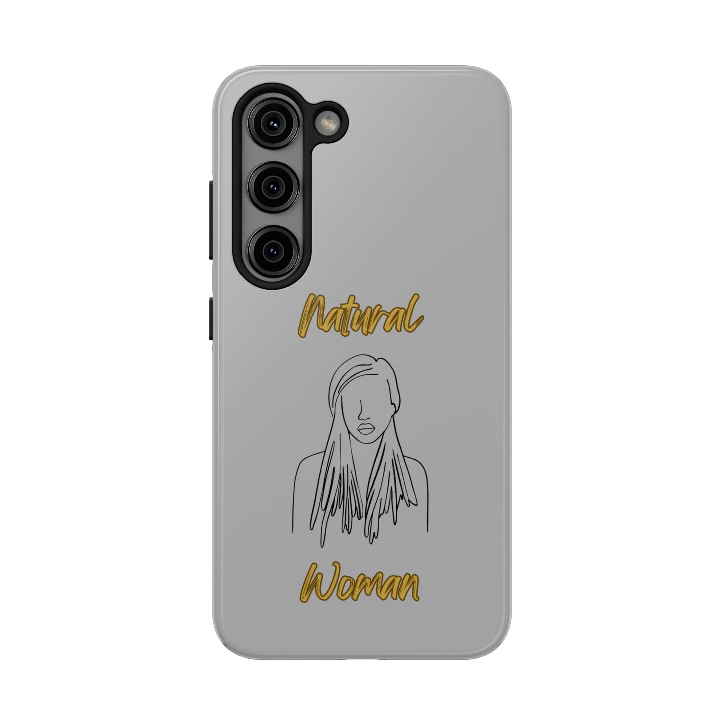 Natural Woman Content (BL)Tough Phone Cases LIGHT GREY