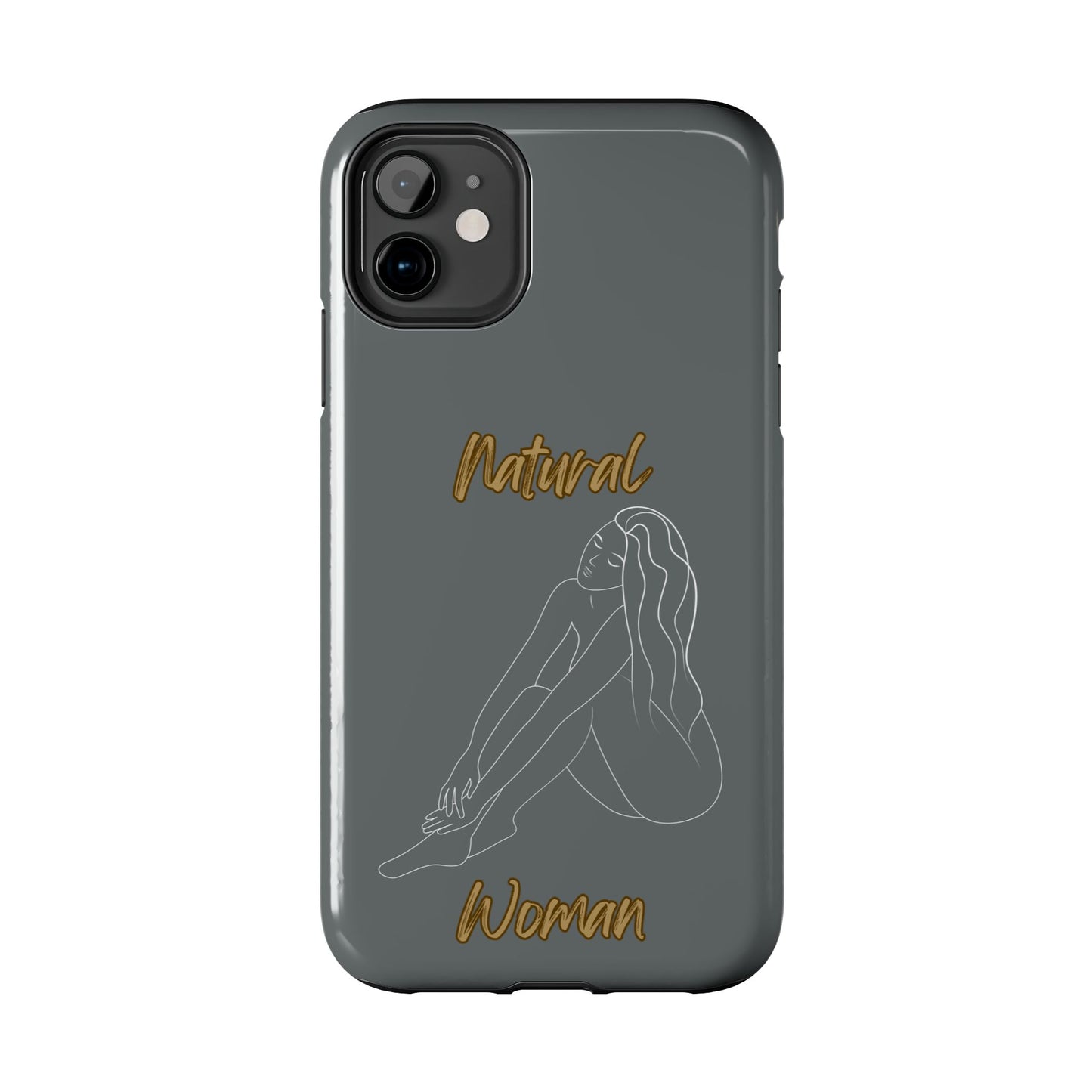Natural Woman Beauty (WL) Tough Phone Cases DARK GREY
