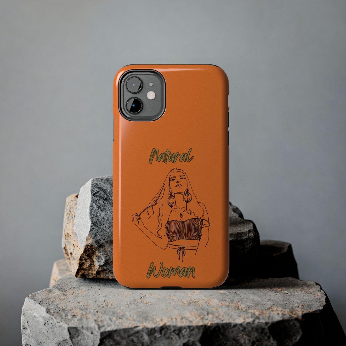 Natural Woman Thinking (BL)Tough Phone Cases CRUSTA