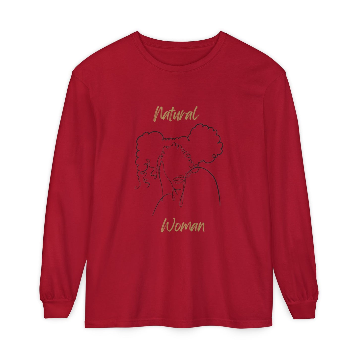 Natural Woman Twin Puffs (BL) Long Sleeve T-Shirt