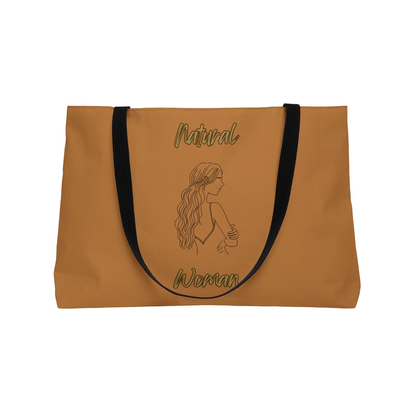 Natural Woman Young Woman (BL) Weekender Tote Bag LIGHT BROWN