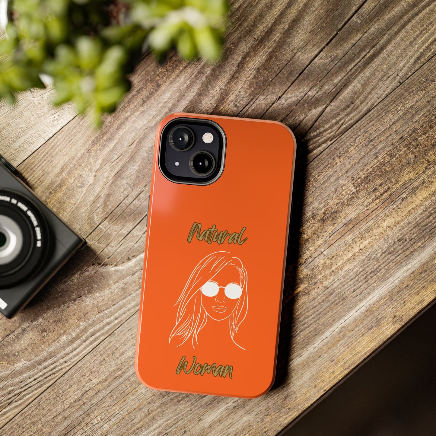 Natural Woman Shades (WL)Tough Phone Cases ORANGE