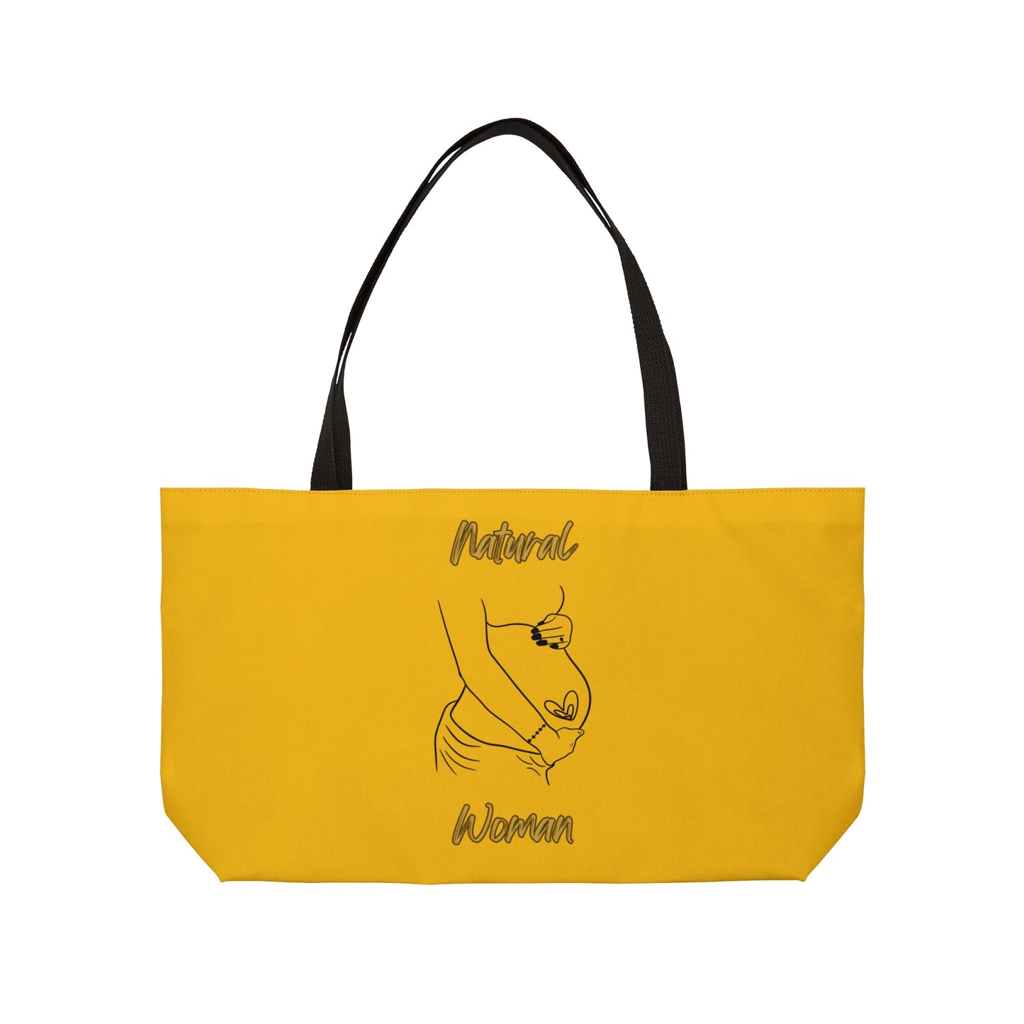 Natural Woman Loved In & Out (BL) Weekender Tote Bag YELLOW