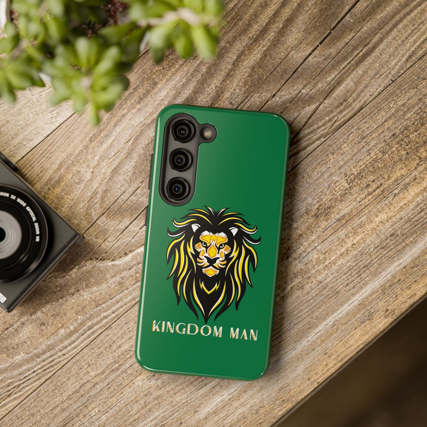 Kingdom Man (White-Gold Label) Tough Phone Case DARK GREEN