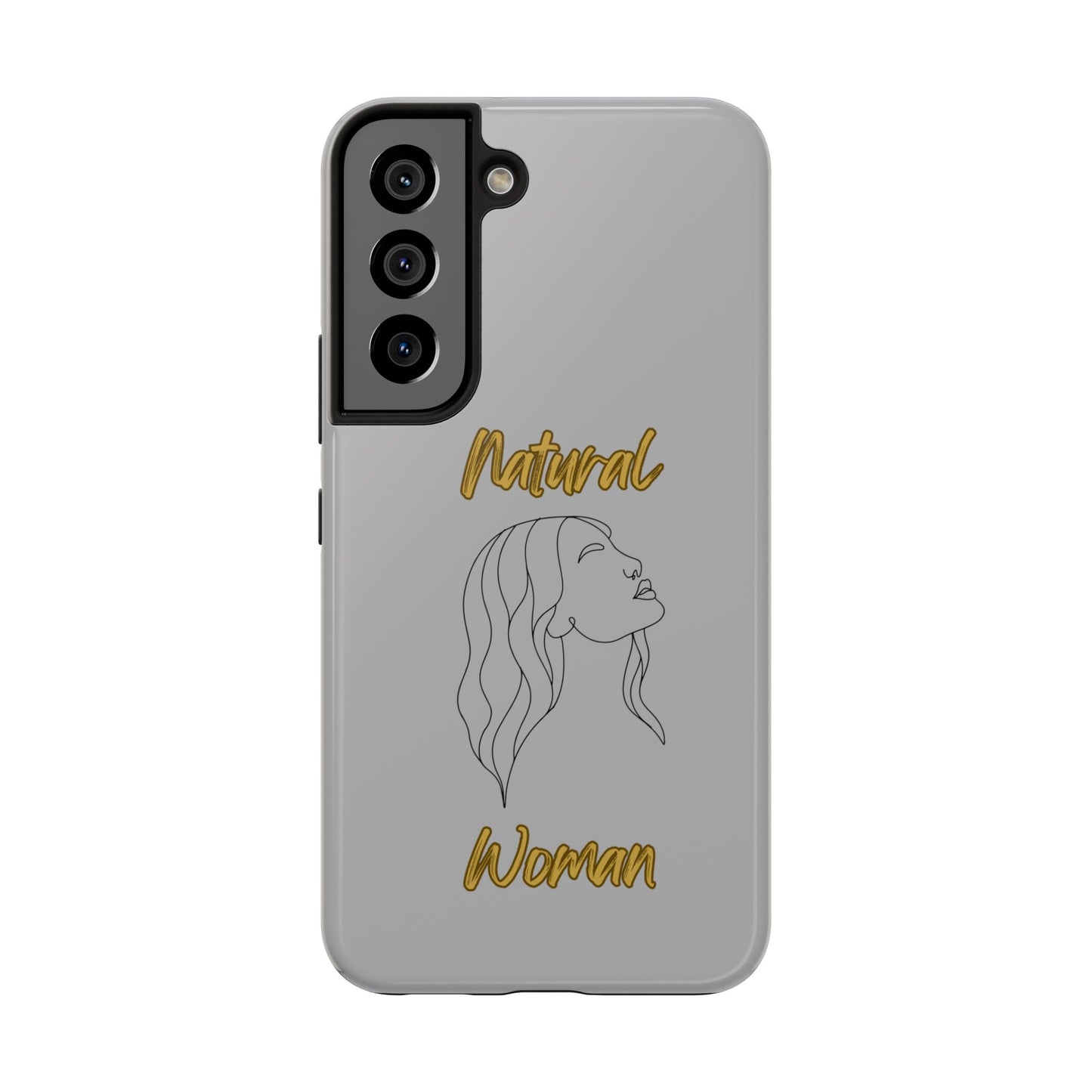 Natural Woman Breeze On Face (BL)Tough Phone Cases LIGHT GREY