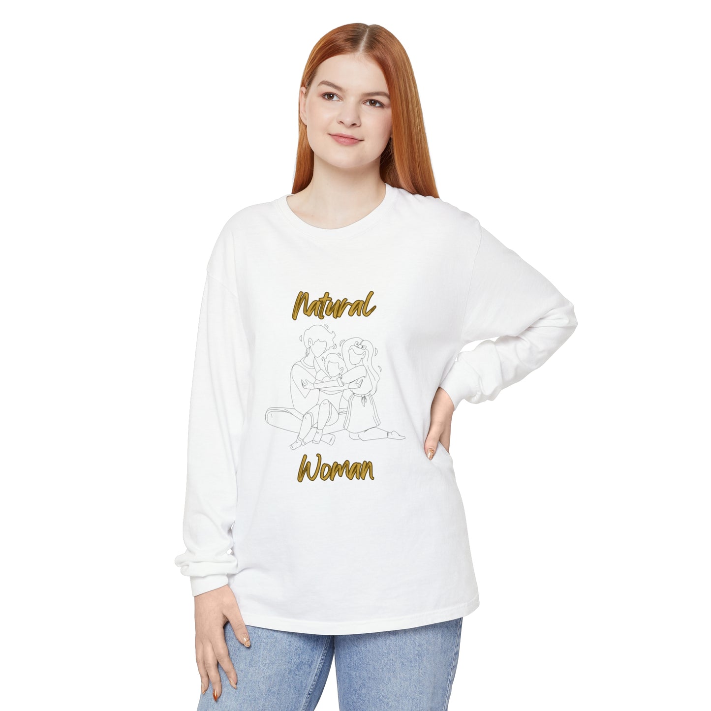 Natural Woman Bear Hugs (BL) Long Sleeve T-Shirt