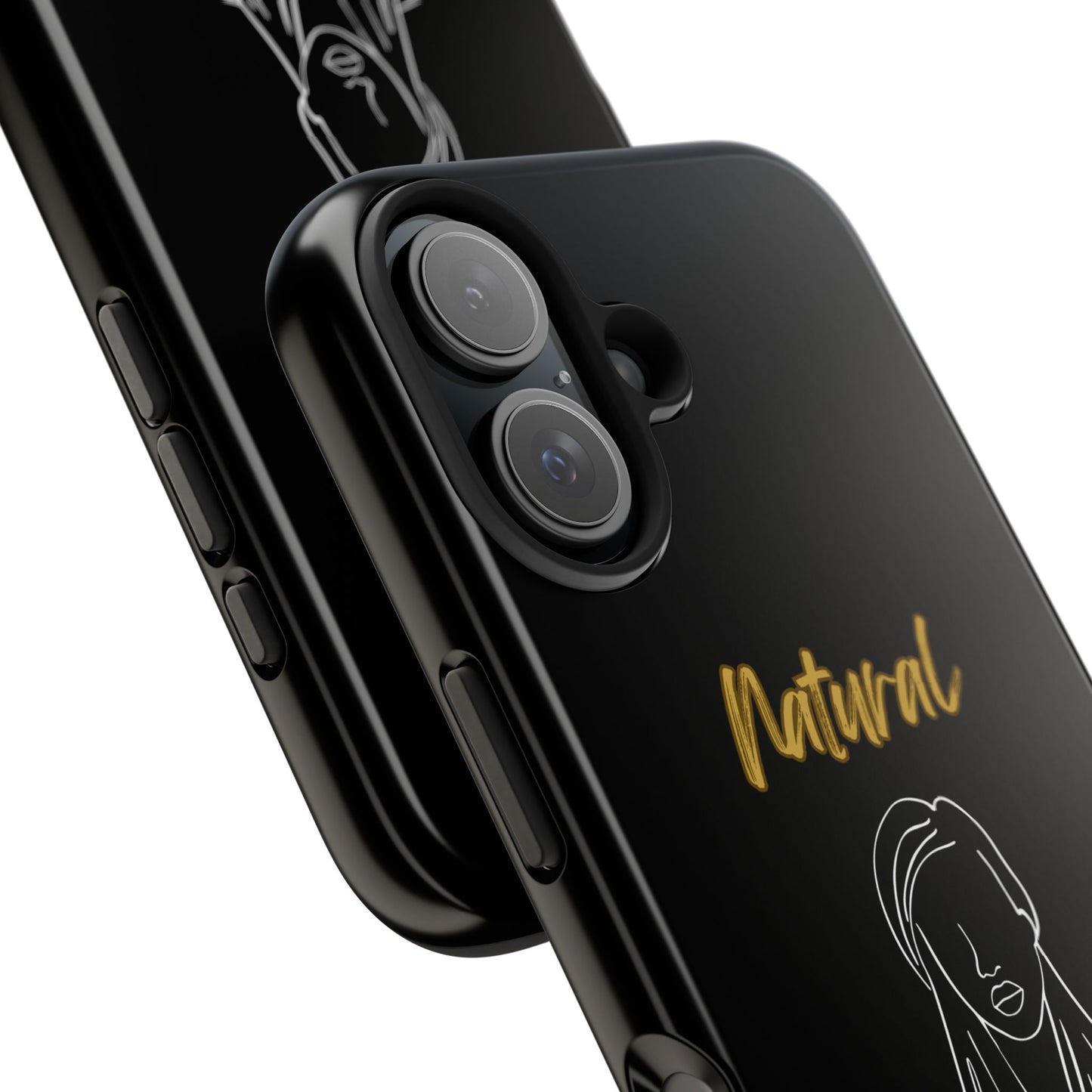 Natural Woman Content (WL)Tough Phone Cases BLACK