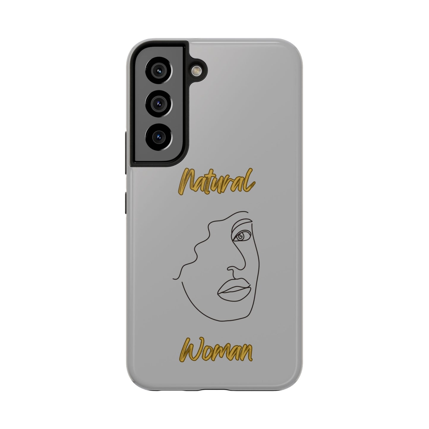 Natural Woman Peekaboo (BL)Tough Phone Cases LIGHT GREY