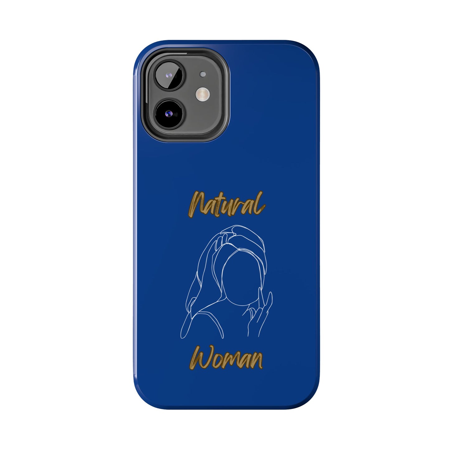 Natural Woman Towel Wrapped (WL)Tough Phone Cases DARK BLUE
