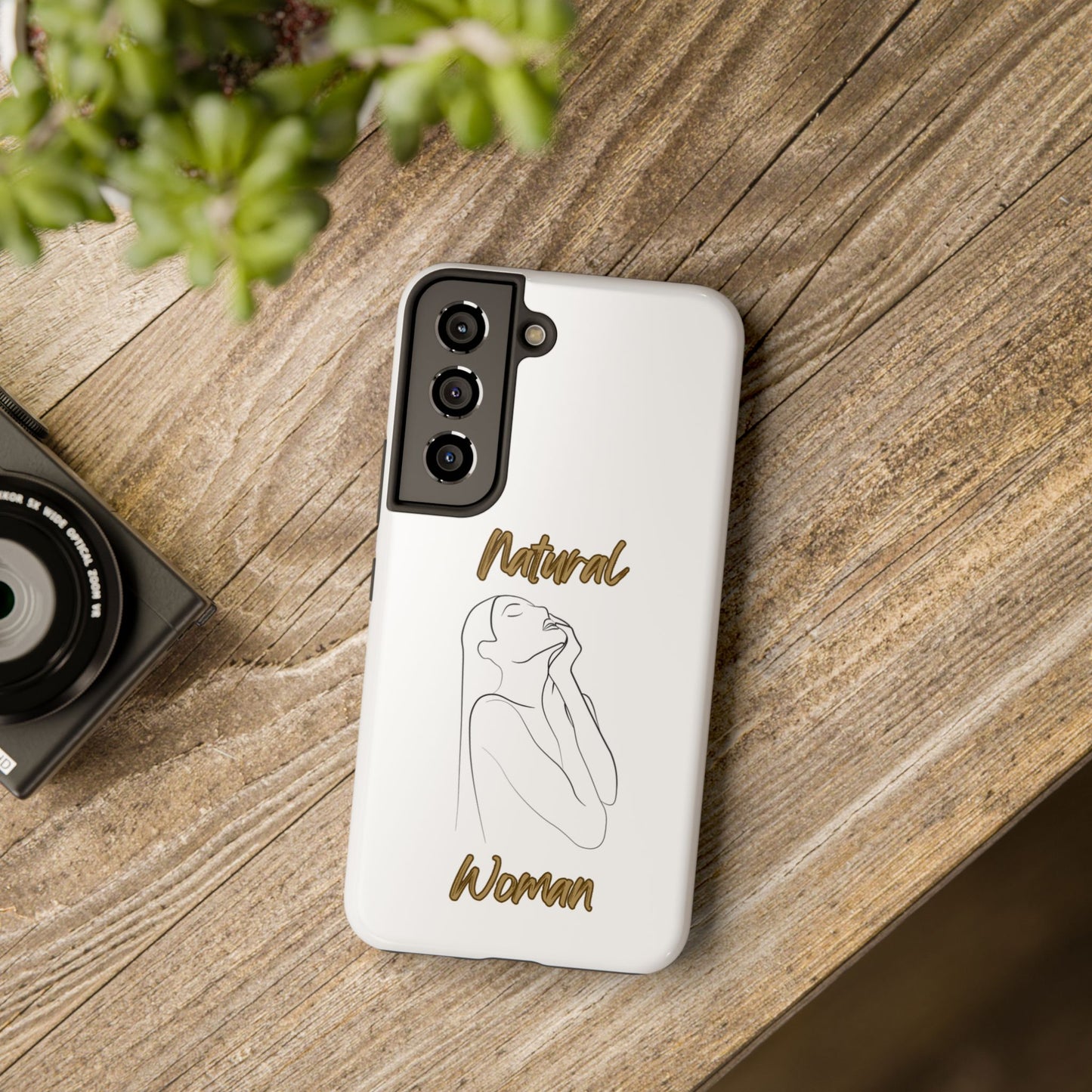 Natural Woman Thank You (BL) Tough Phone Cases WHITE