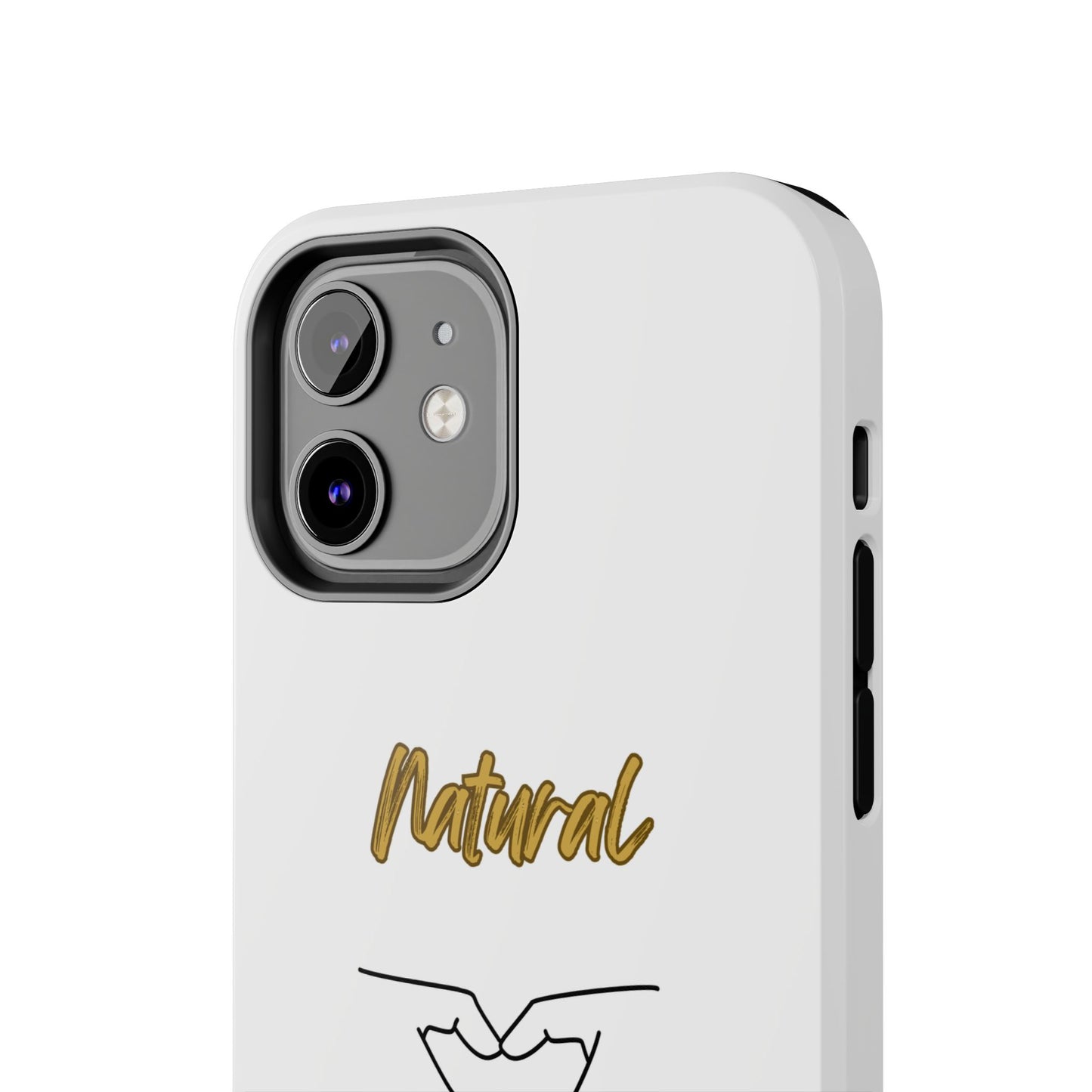 Natural Woman I Love You (BL)Tough Phone Cases WHITE