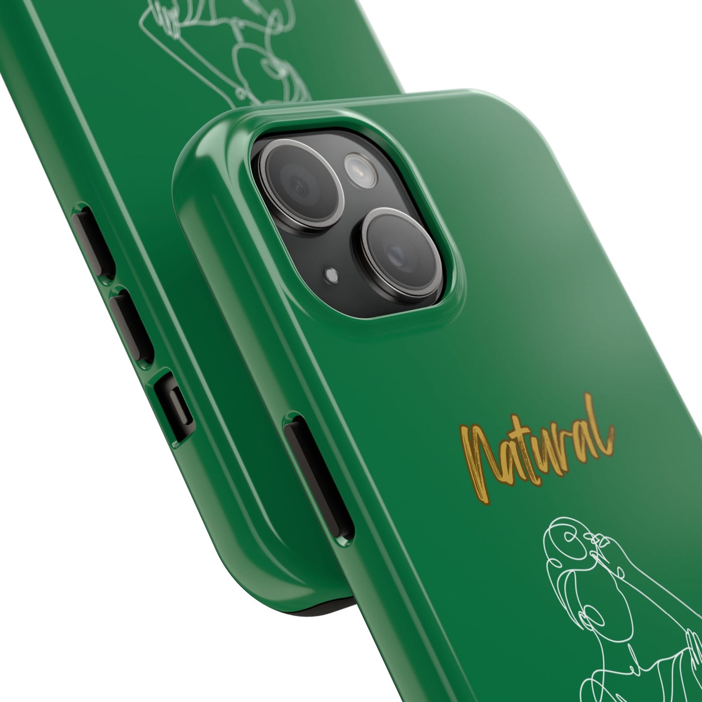 Natural Woman Style (WL)Tough Phone Cases DARK GREEN