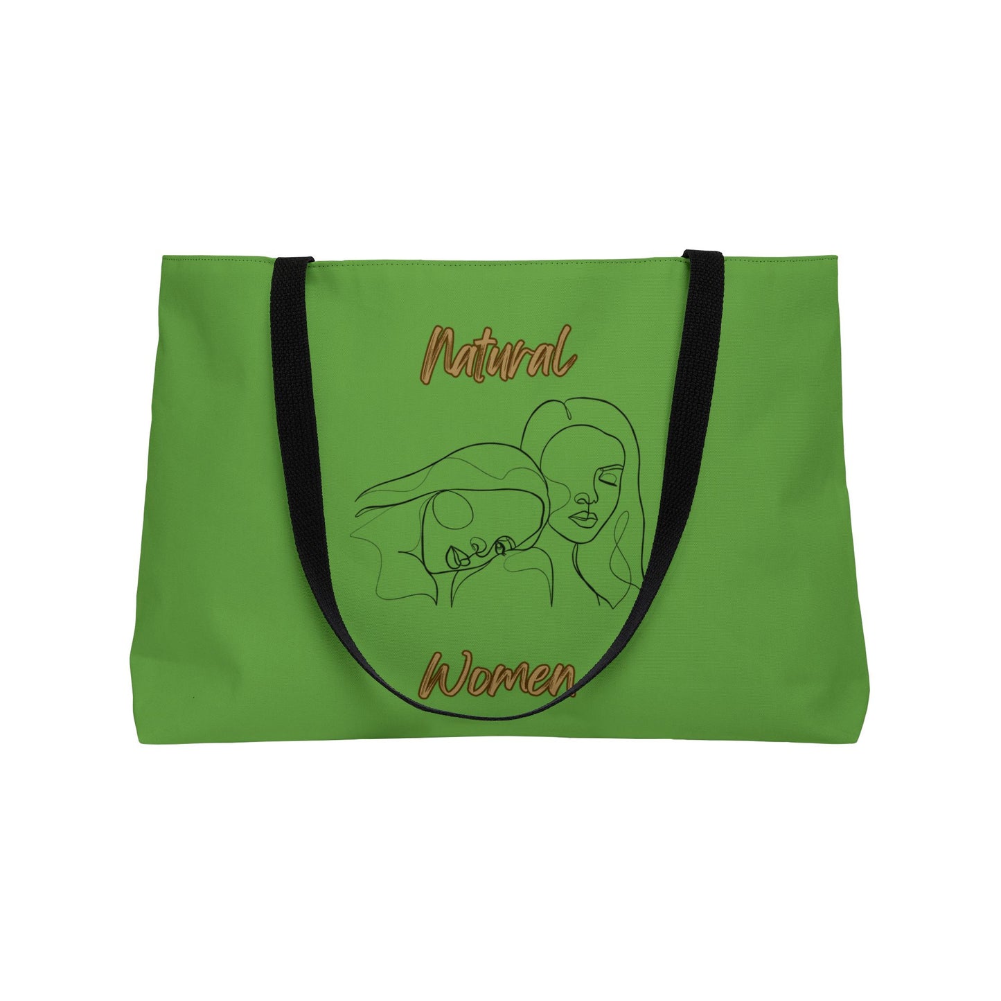 Natural Women Sisters (BL) Weekender Tote Bag GREEN