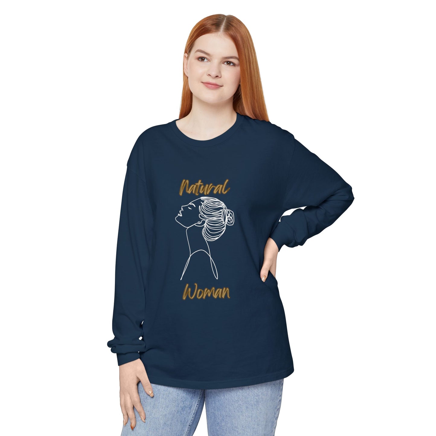 Natural Woman Wet Bun (WL) Long Sleeve T-Shirt