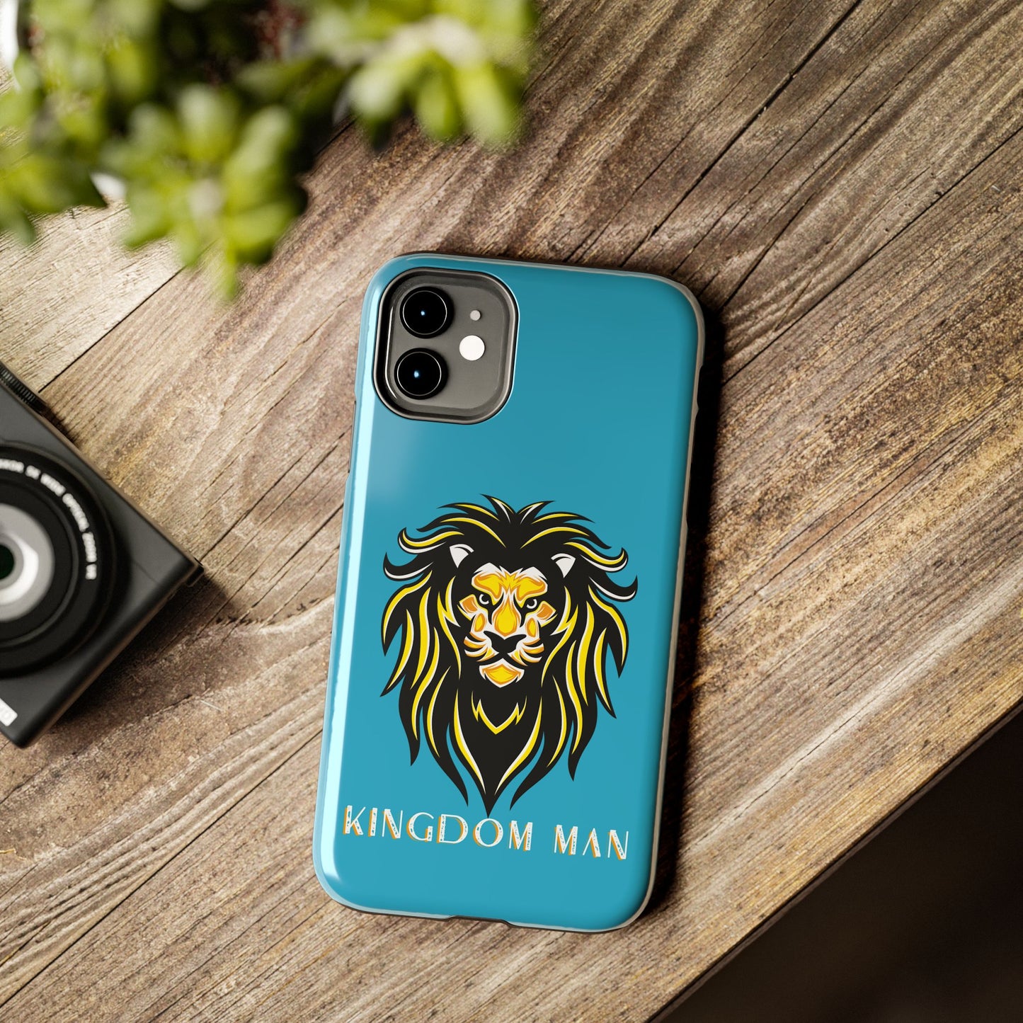 Kingdom Man (White-Gold Label) Tough Phone Case TURQUOISE