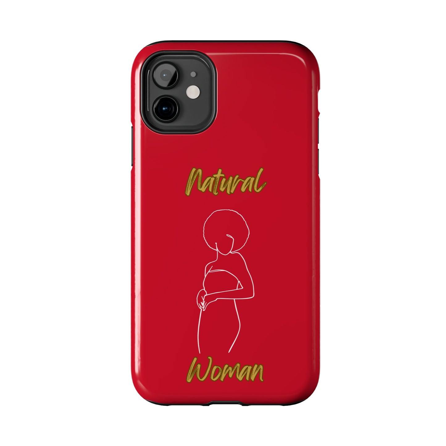 Natural Woman Sho Nuff (WL)Tough Phone Cases DARK RED