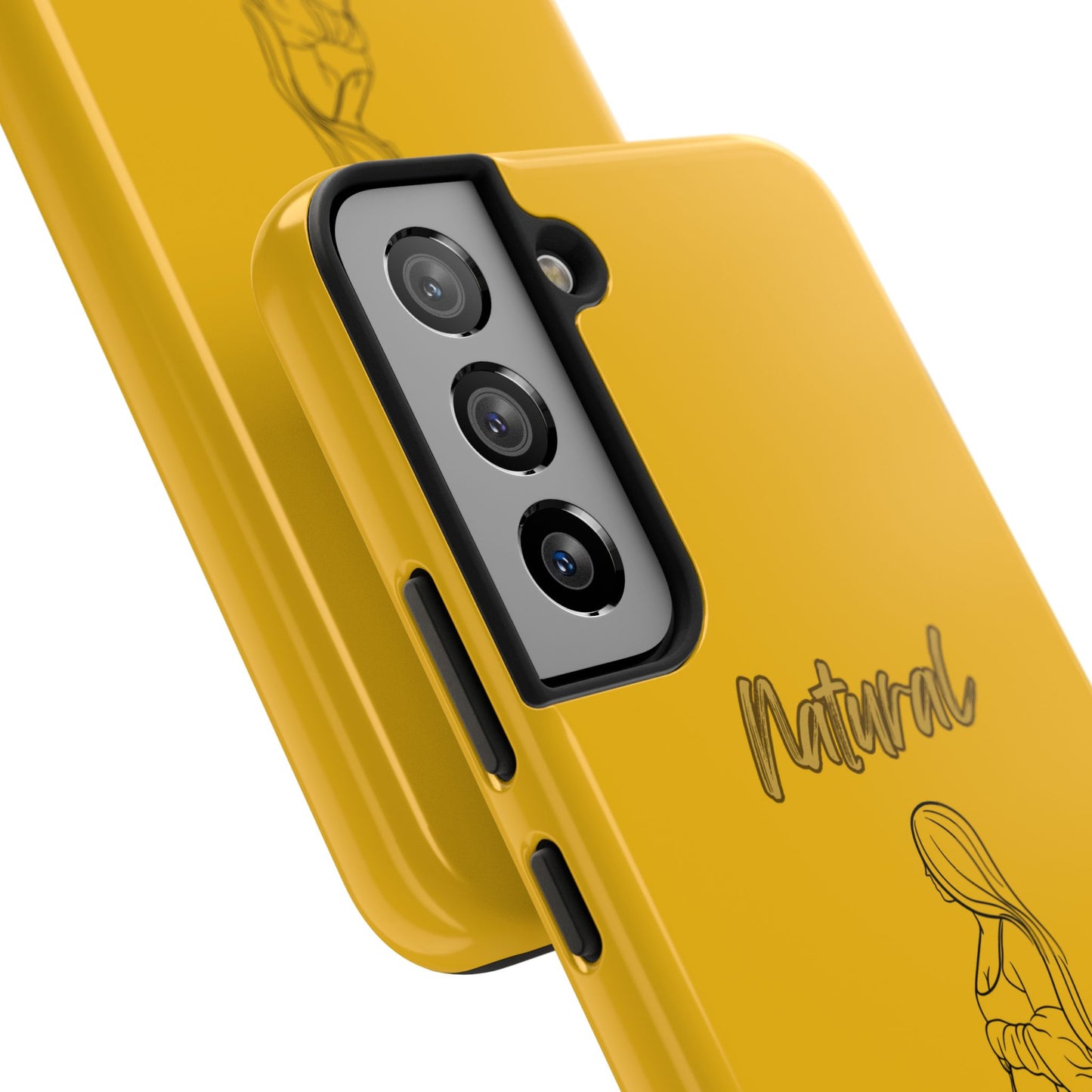 Natural Woman Expecting (BL)Tough Phone Cases YELLOW