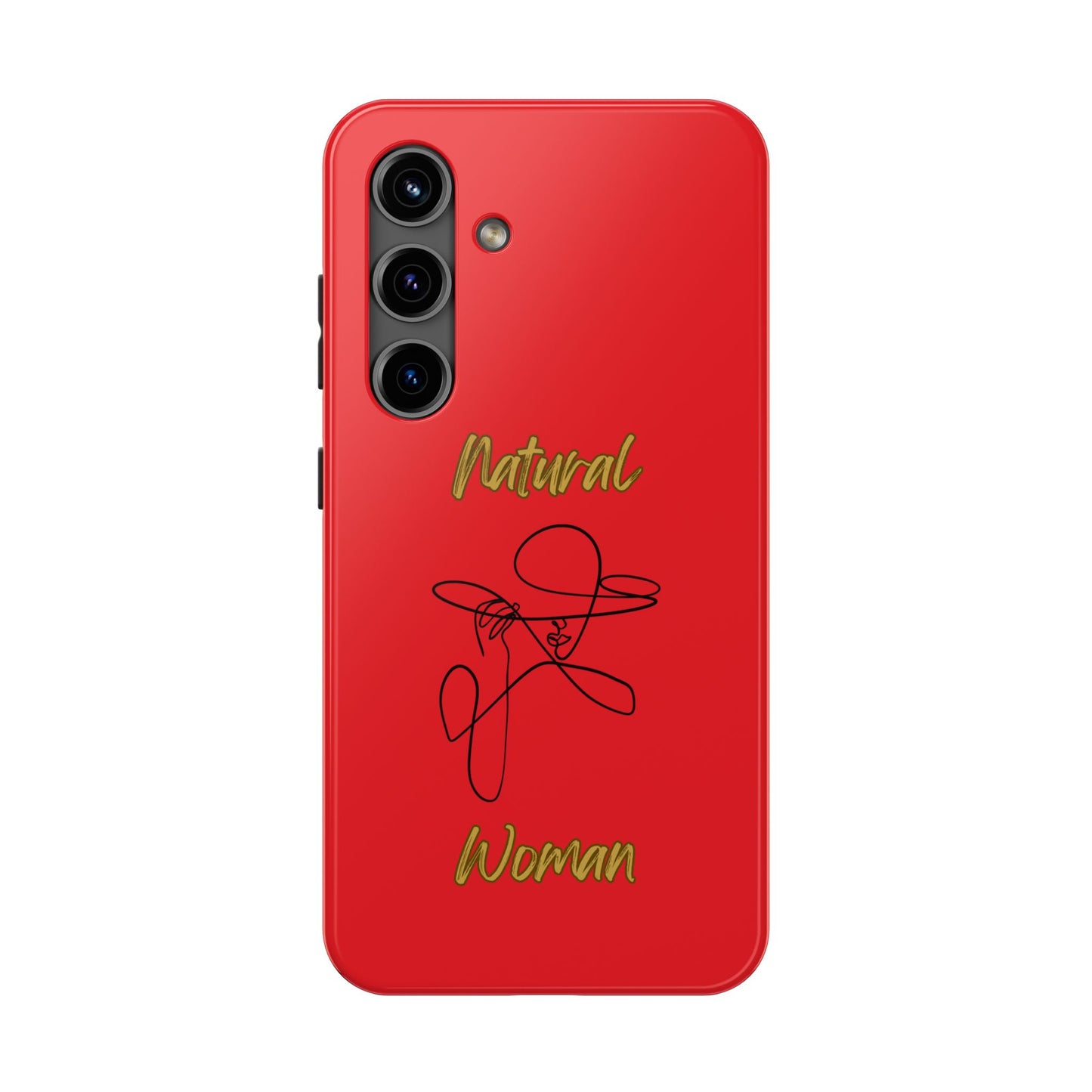 Natural Woman An Original (BL)Tough Phone Cases RED