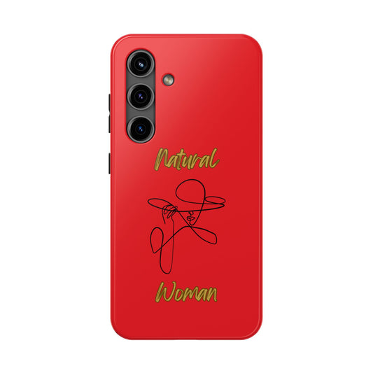 Natural Woman An Original (BL)Tough Phone Cases RED