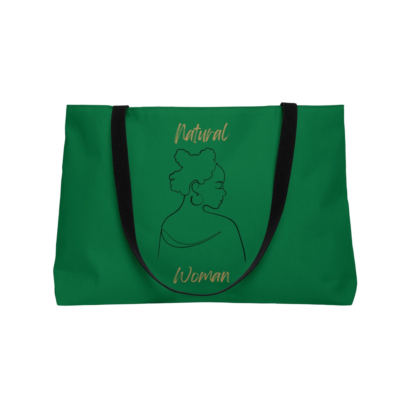 Natural Woman Twist (BL) Weekender Tote Bag DARK GREEN