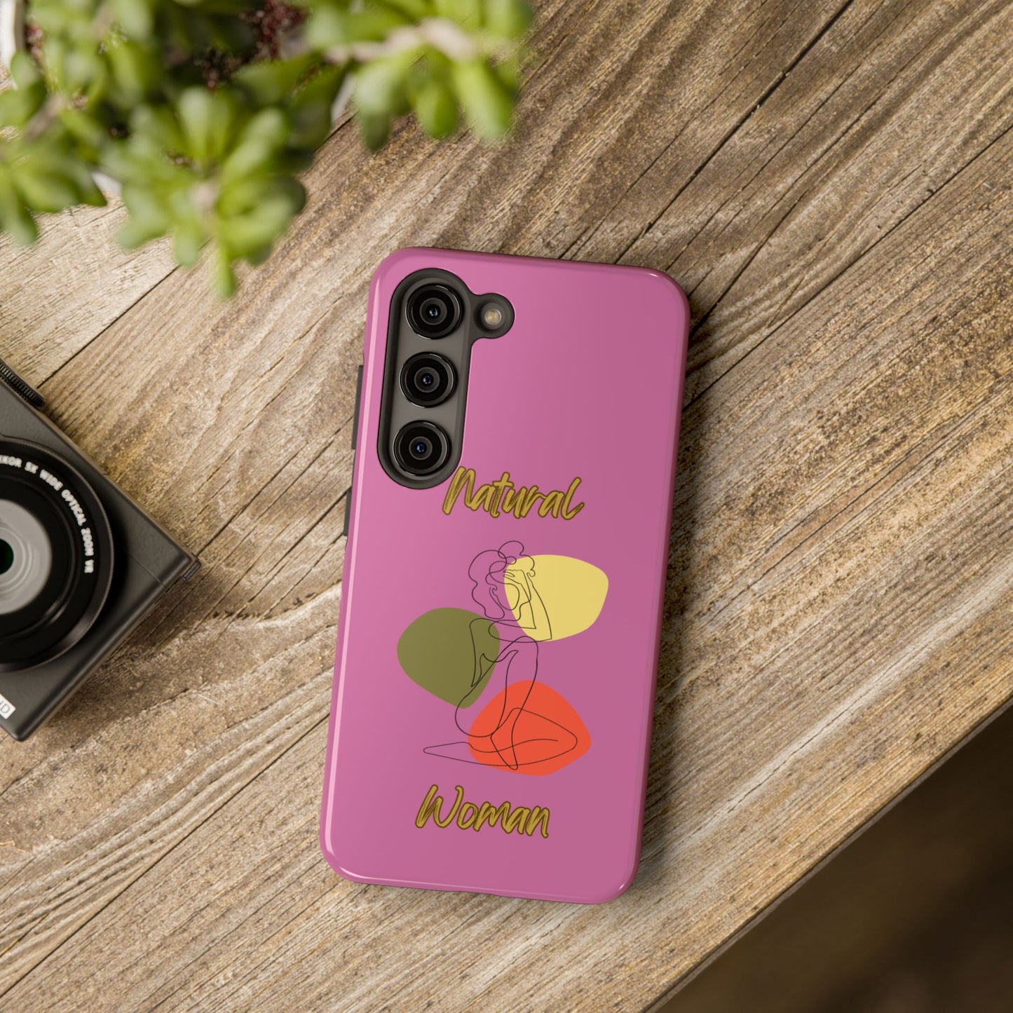 Natural Woman Colorful Pose (BL)Tough Phone Cases LIGHT PINK