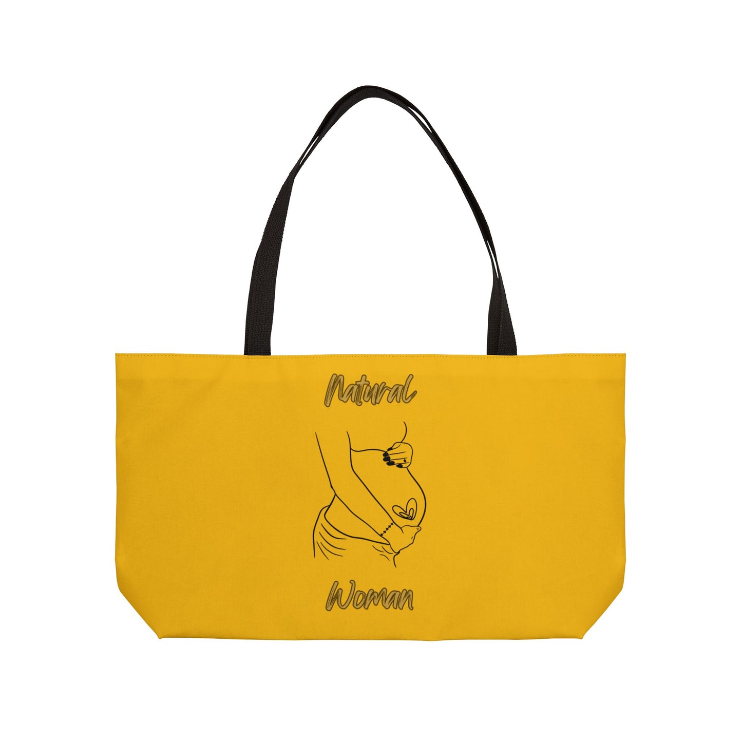 Natural Woman Loved In & Out (BL) Weekender Tote Bag YELLOW