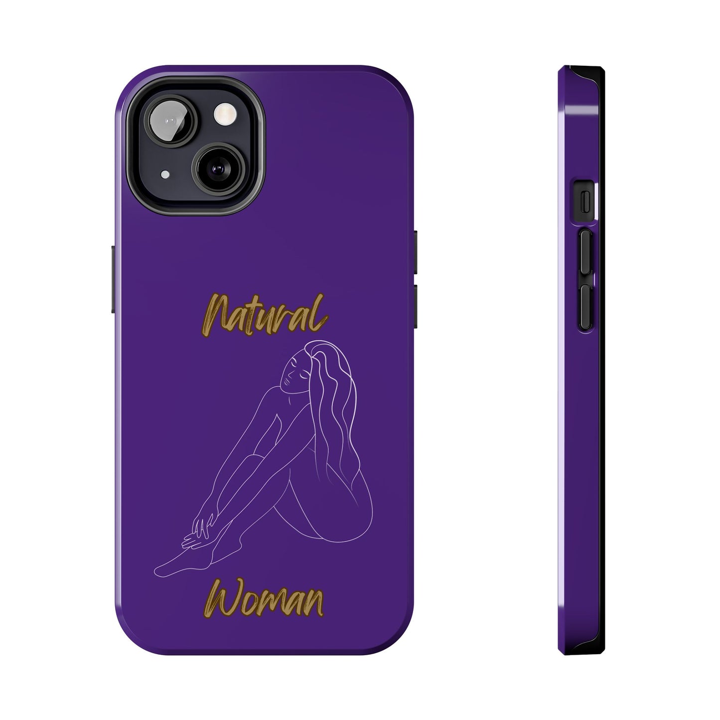 Natural Woman Beauty (WL) Tough Phone Cases PURPLE