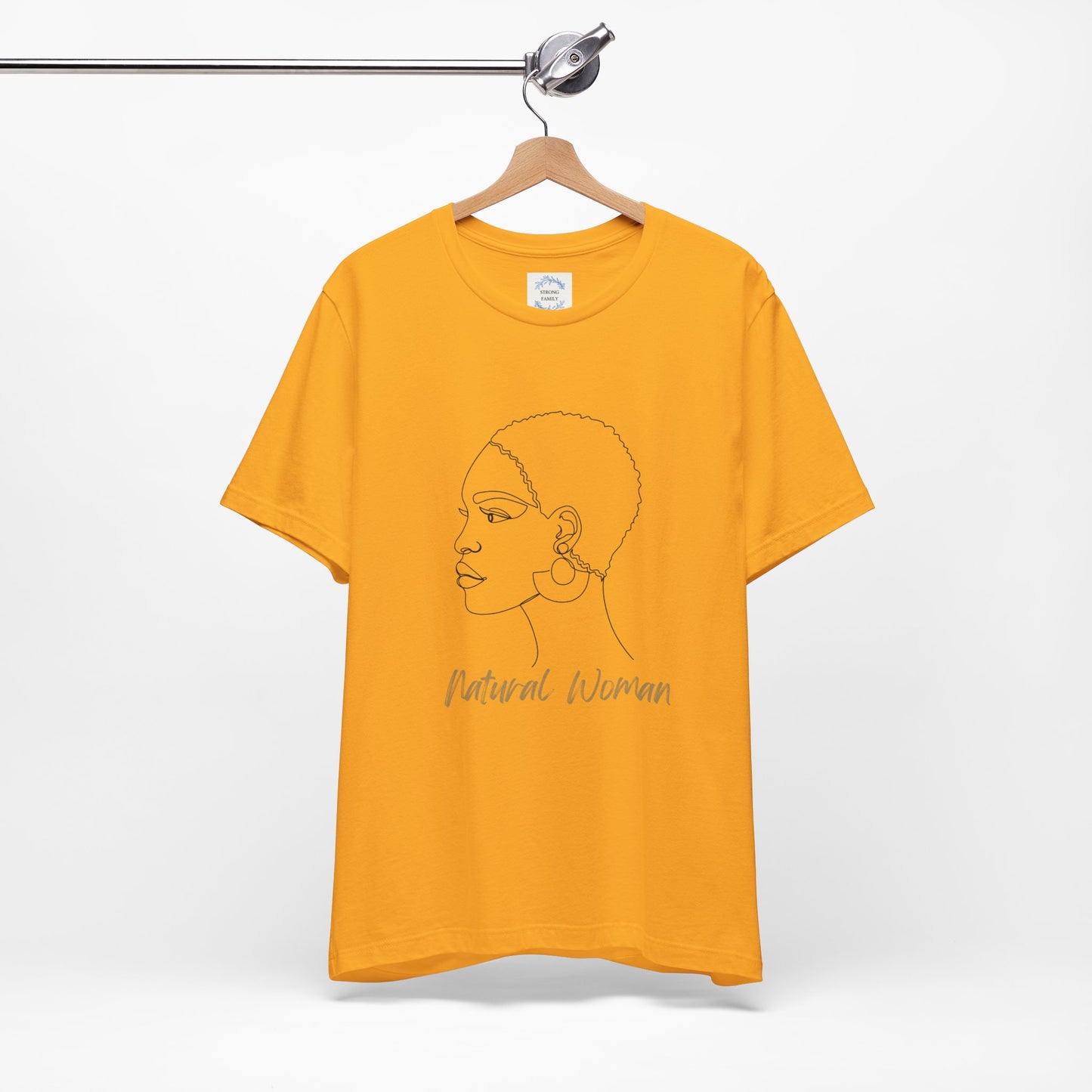 NATURAL WOMAN Finger Waves (BL) Short Sleeve T-Shirt