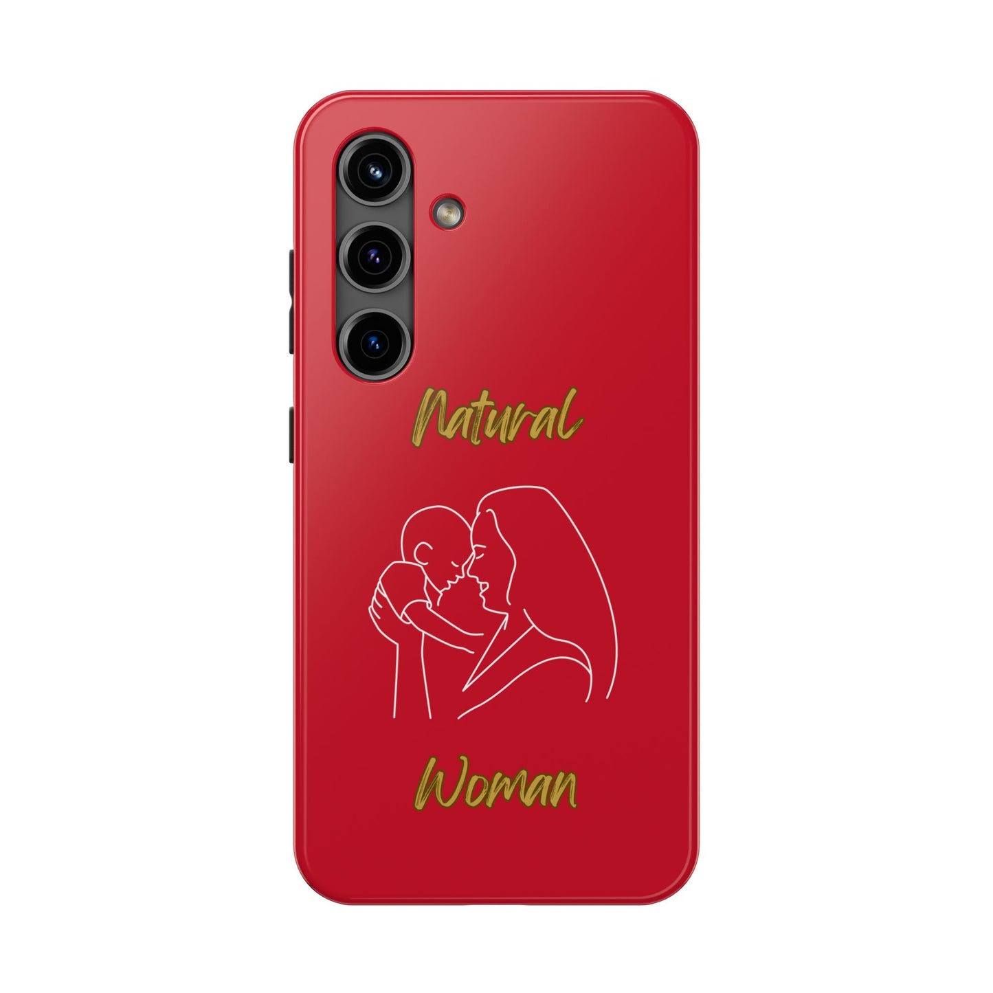 Natural Woman Joy (WL) Tough Phone Cases DARK RED