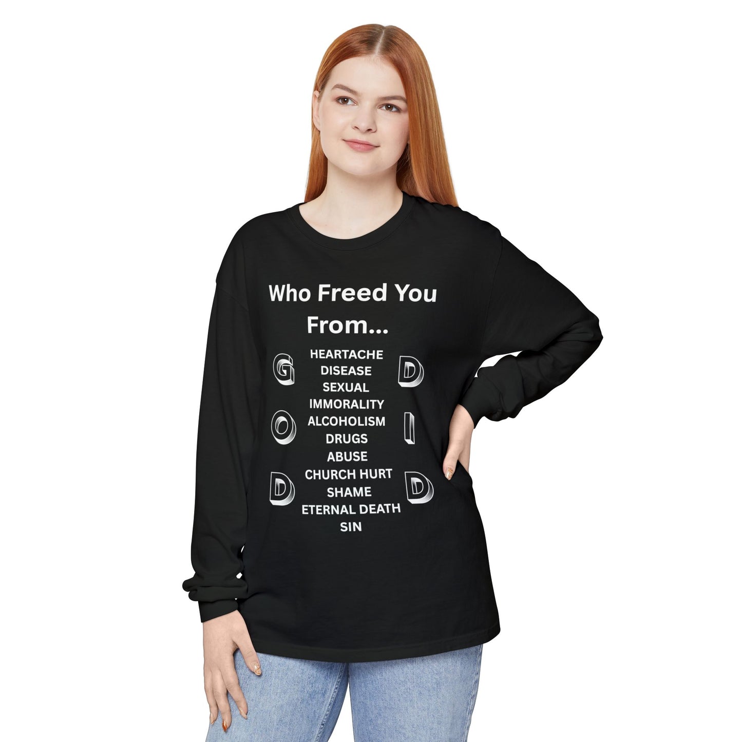 "GOD DID" (WL) Long Sleeve T-Shirt