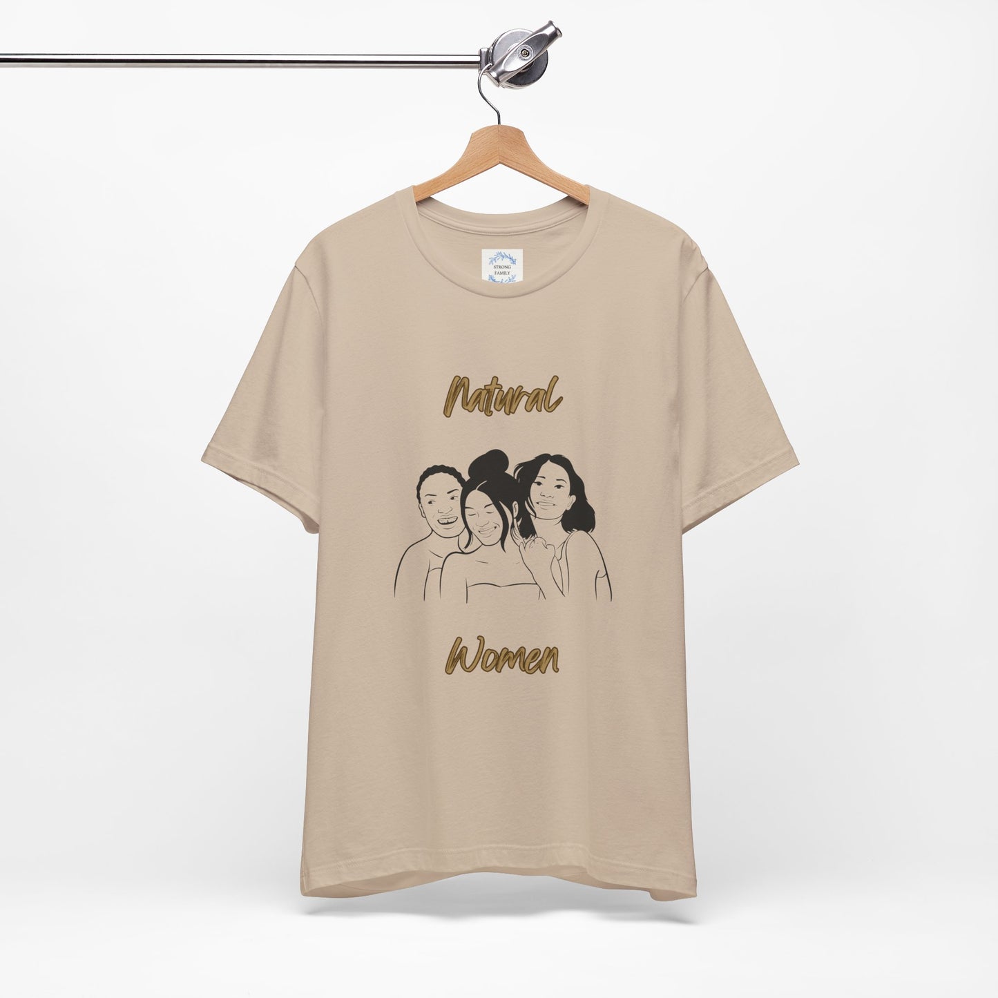 Natural Woman Laughing Friends (BL) Short Sleeve T-Shirt