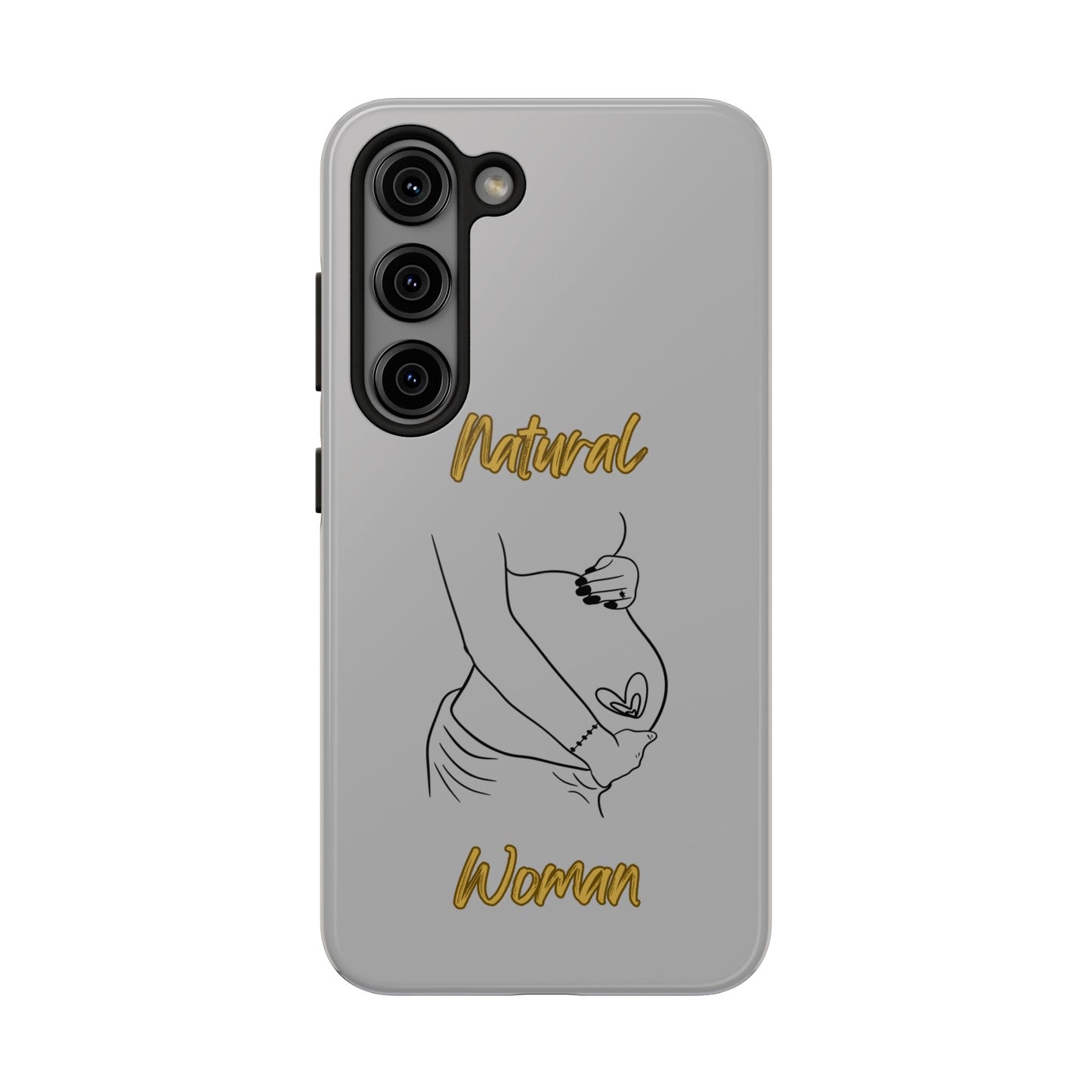Natural Woman Loved In & Out (BL)Tough Phone Cases LIGHT GREY