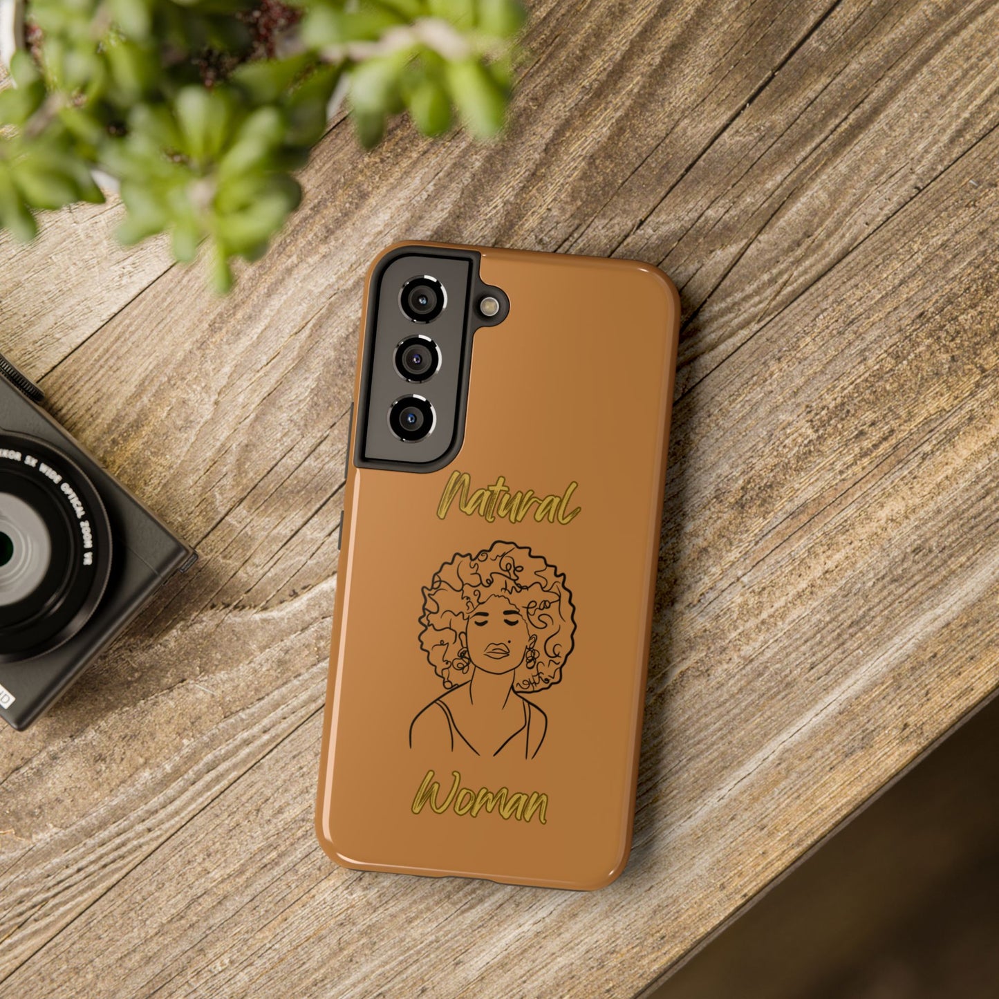Natural Woman All About Me (BL)Tough Phone Cases LIGHT BROWN