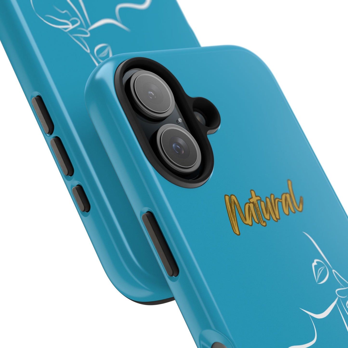 Natural Woman Chin Up (WL)Tough Phone Cases TURQUOISE