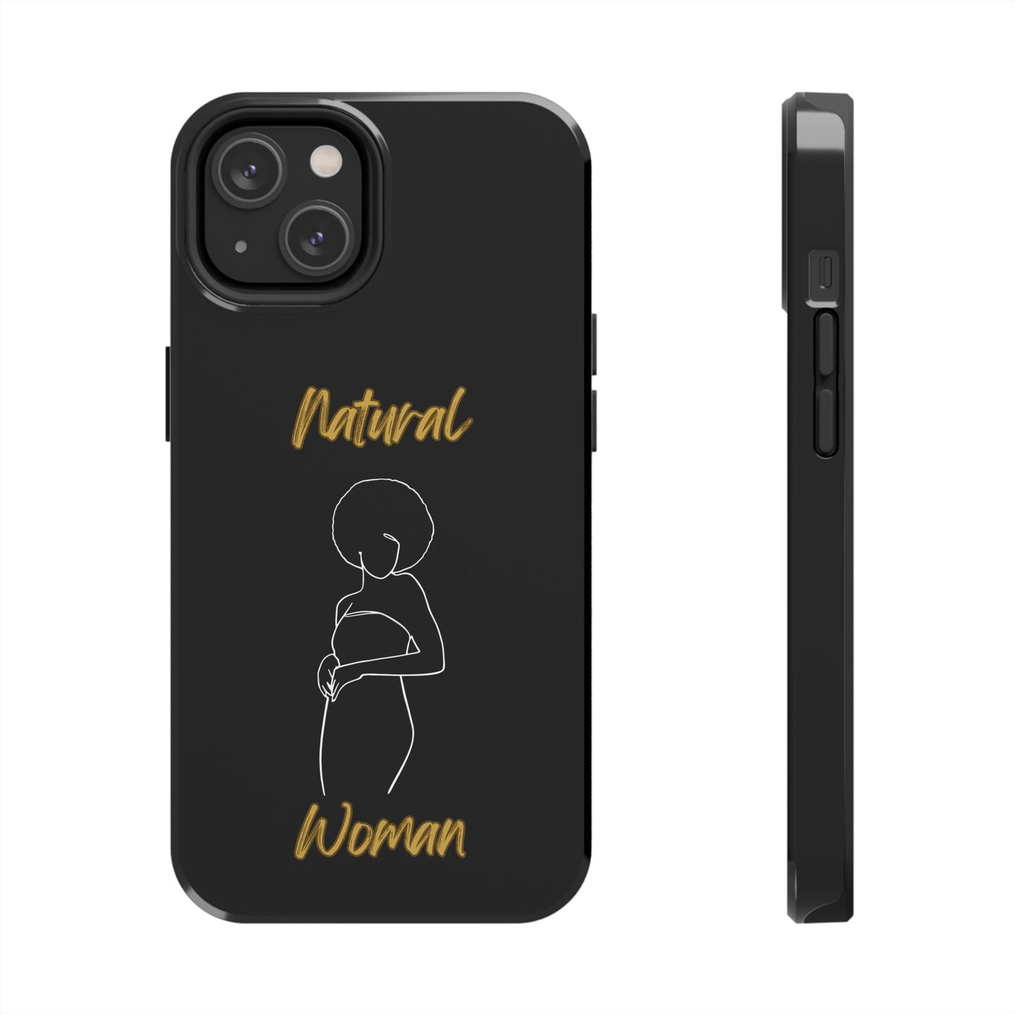 Natural Woman Sho Nuff (WL)Tough Phone Cases BLACK