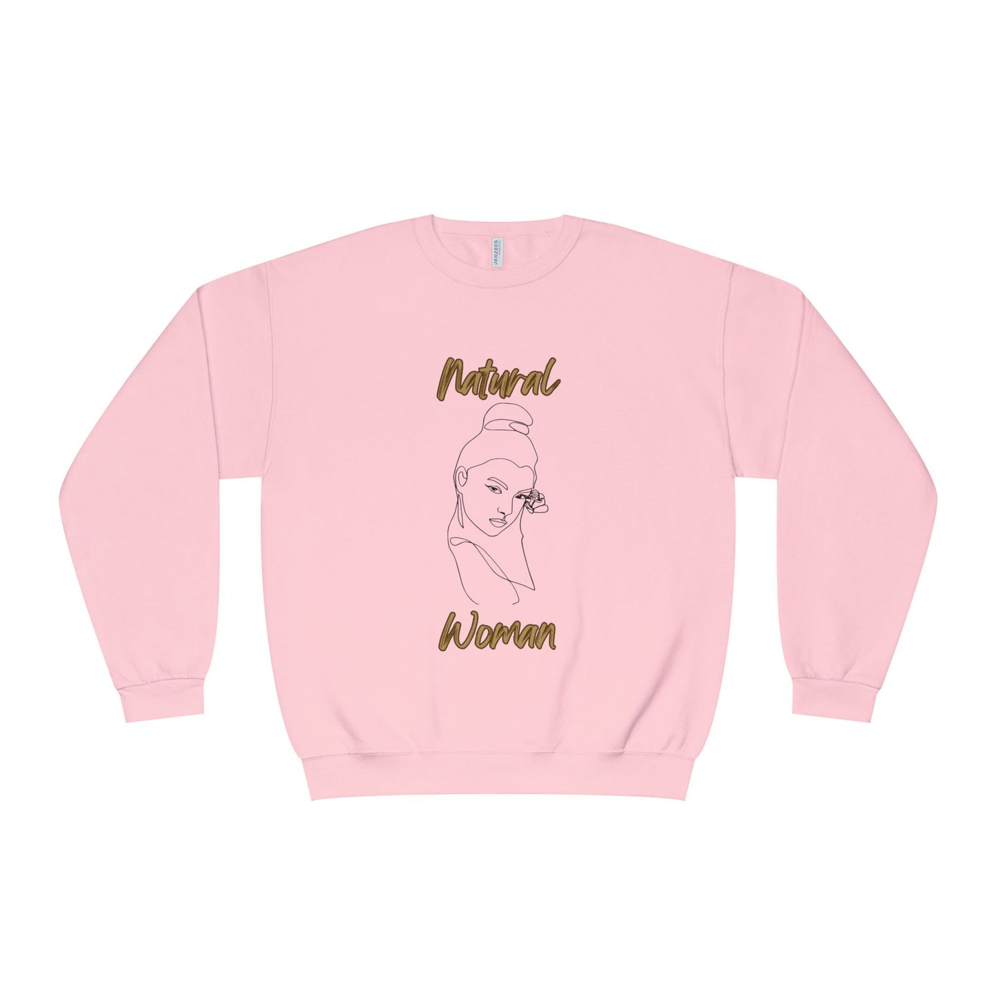 Natural Woman Sassy Bun (BL) Crewneck Sweatshirt